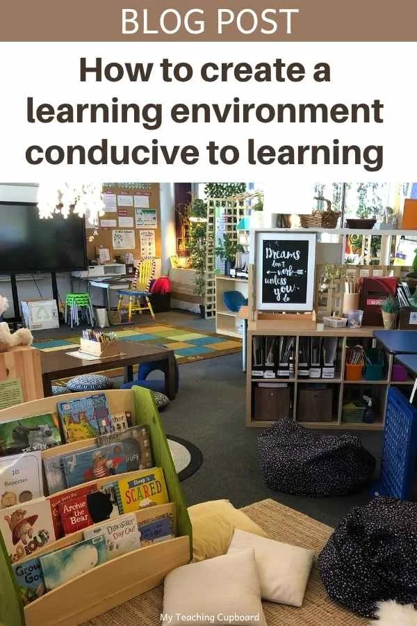 how to create a conducive learning environment