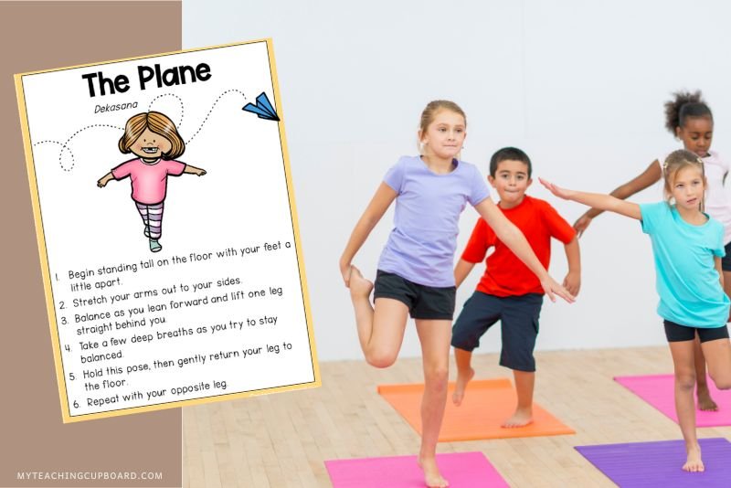 Yoga Cards Kids Kids Yoga Cards Yoga Poses Printable PDF - Etsy