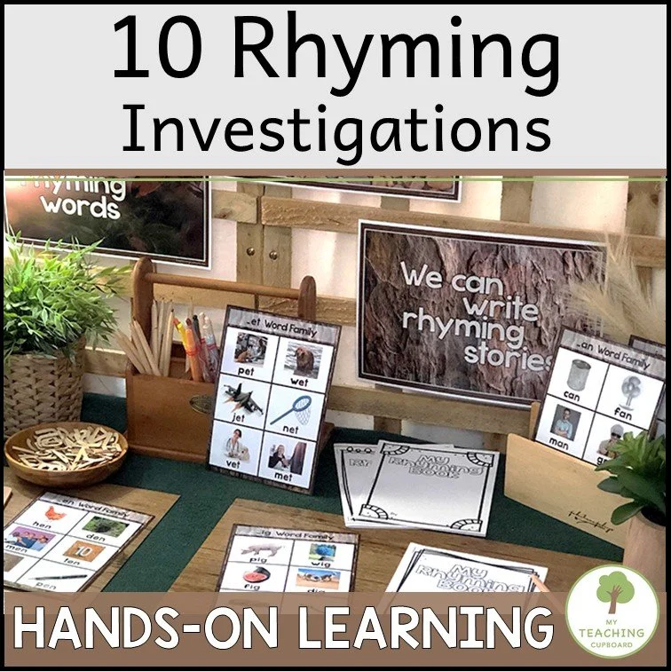 Rhyming Activities - Kindergarten Investigations Pack
