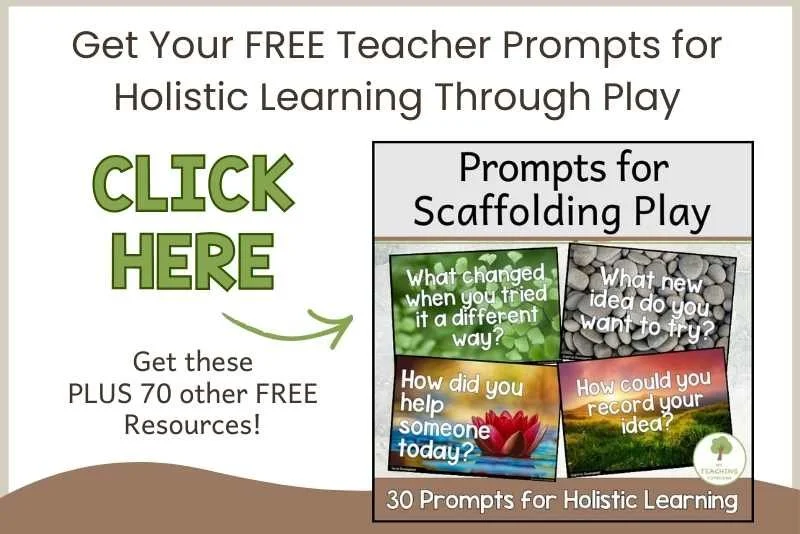FREE Teacher Prompts for Holistic Learning Through Play