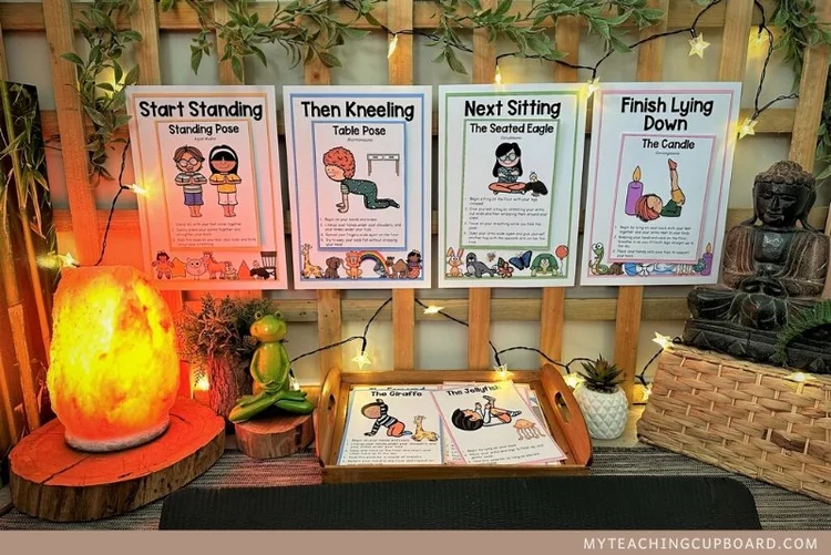 Create a Calm Corner for Yoga in the Classroom — My Teaching Cupboard