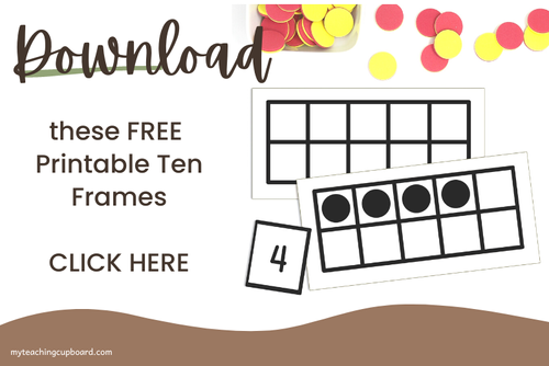 Free Ten Frame Cards Printable for Hands-on Math Activities — My ...