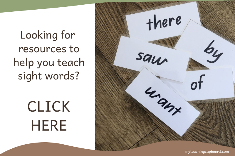 Should You Teach Sight Words to Your Beginning Readers? Part 2
