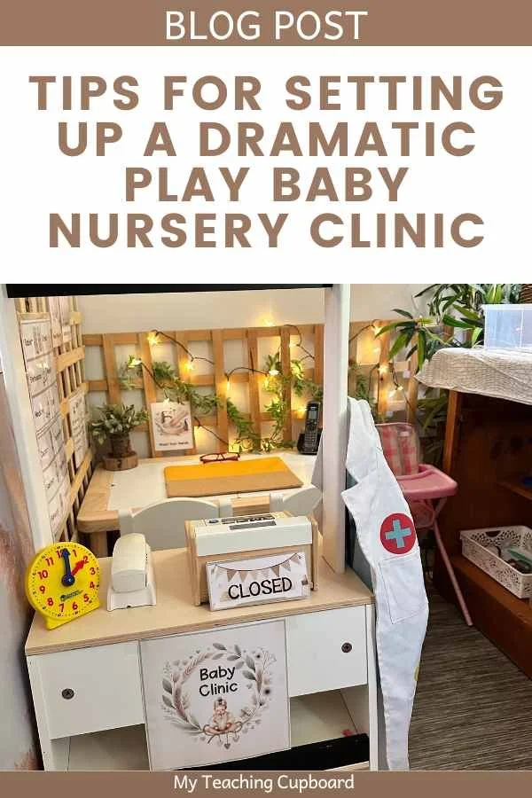 How to set up a dramatic play baby nursery