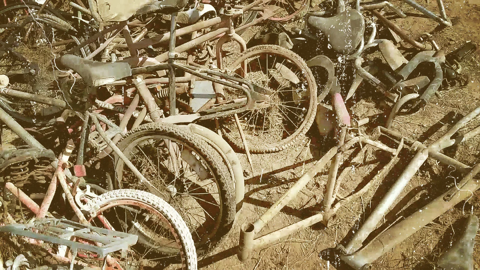 recycled bicycles