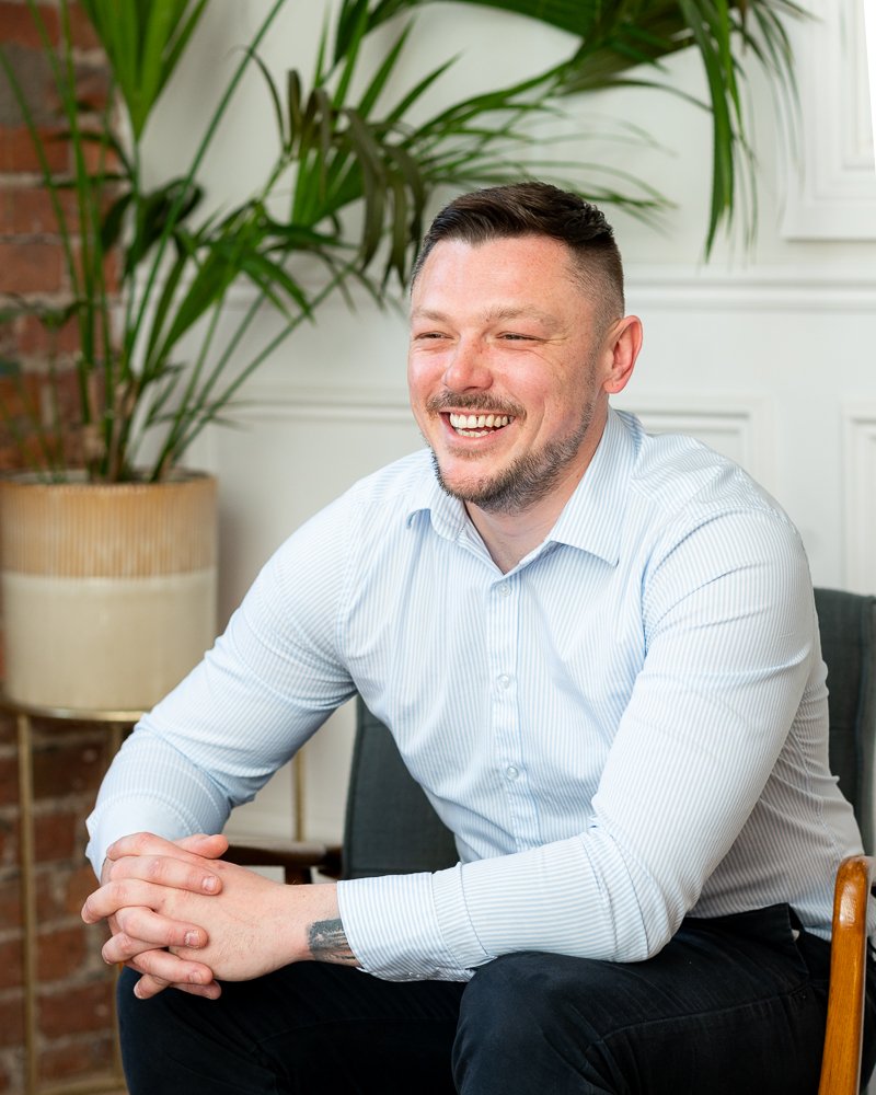 a workplace headshot in natural surrounding