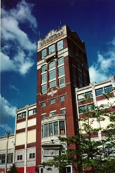 The Wurlitzer factory. Photo taken in 1996 by Jeff Cushing.