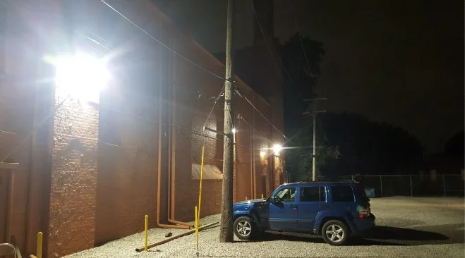We updated our parking lot lights!