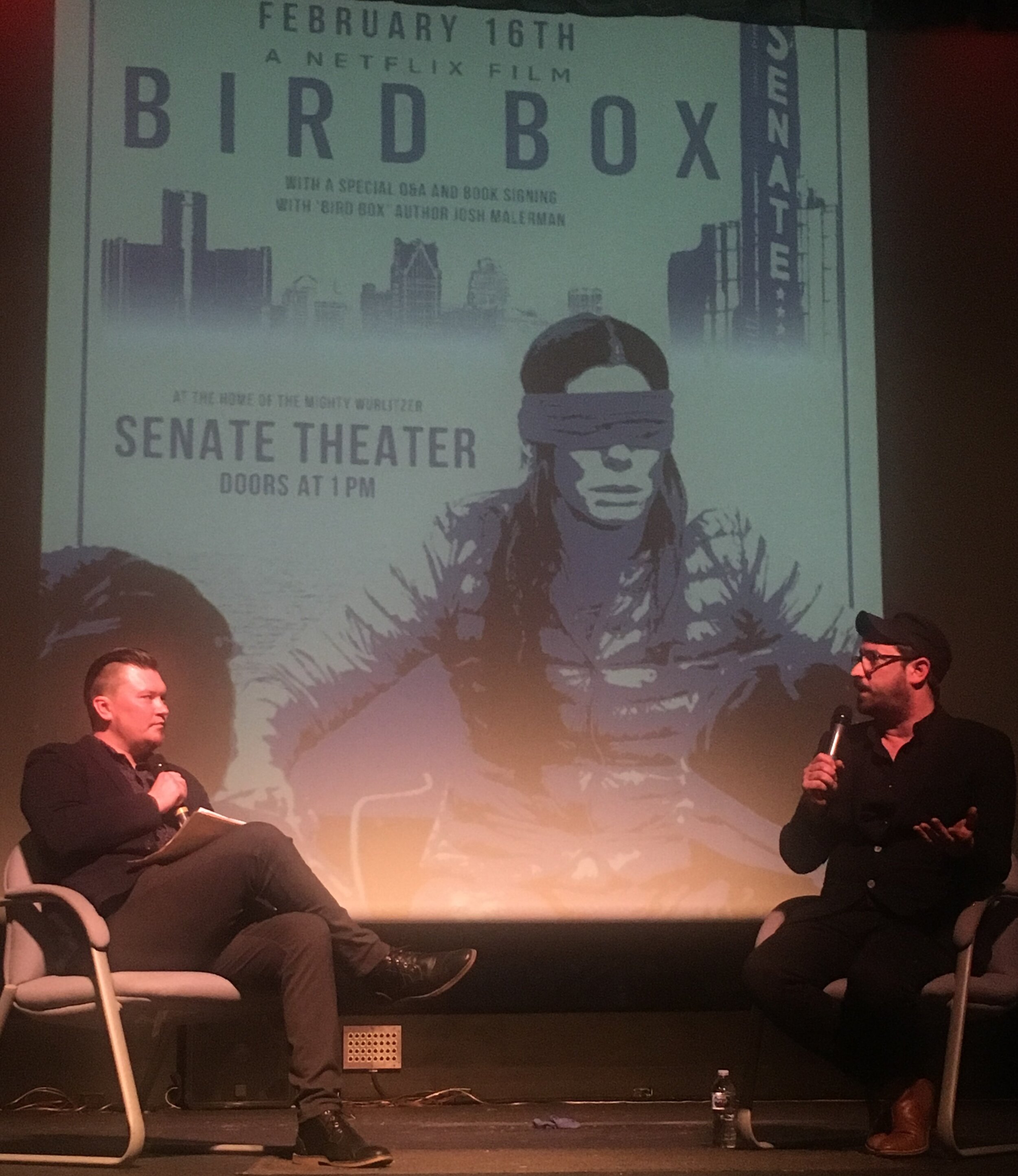 Bird Box with Josh Malerman - PC: Doug Coombe 1