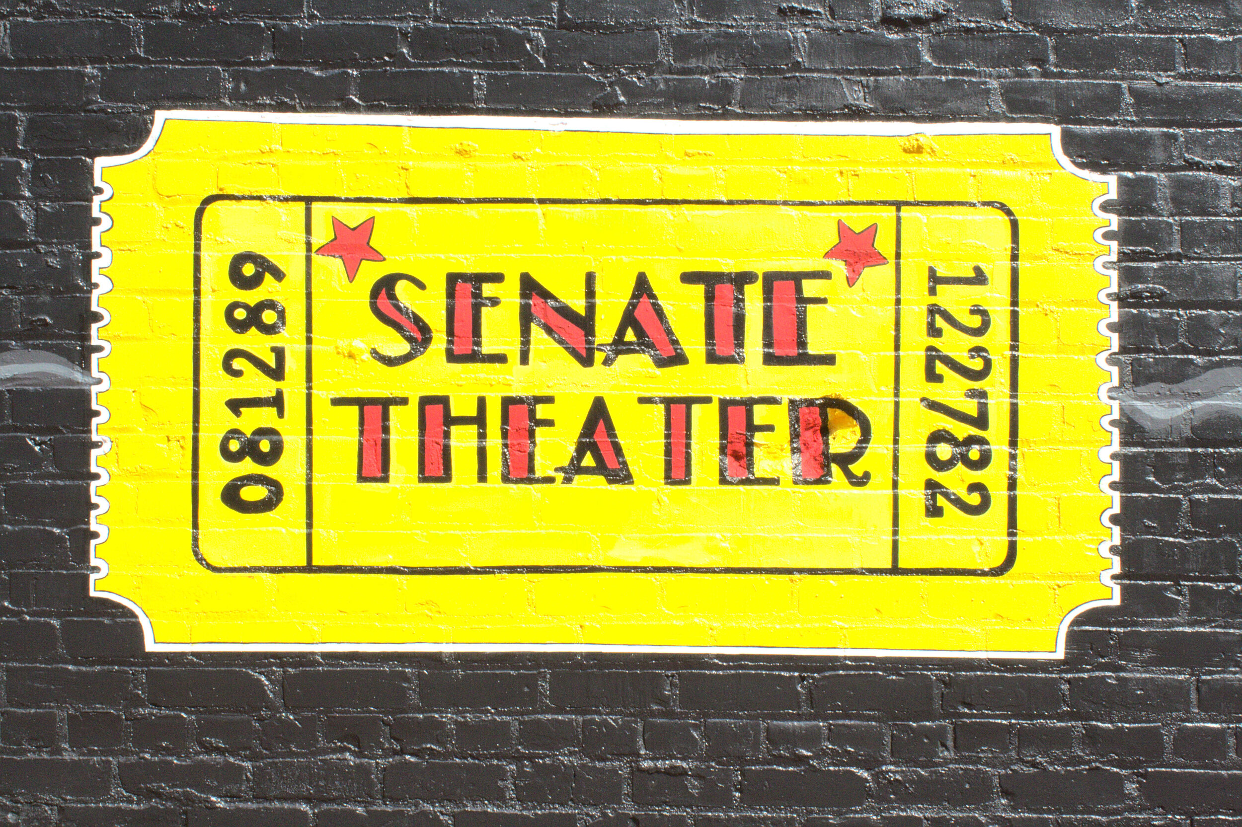 05 Blight Hernandez and Naye-Taye Visuals Paint The Senate Theater Movie Screen Mural