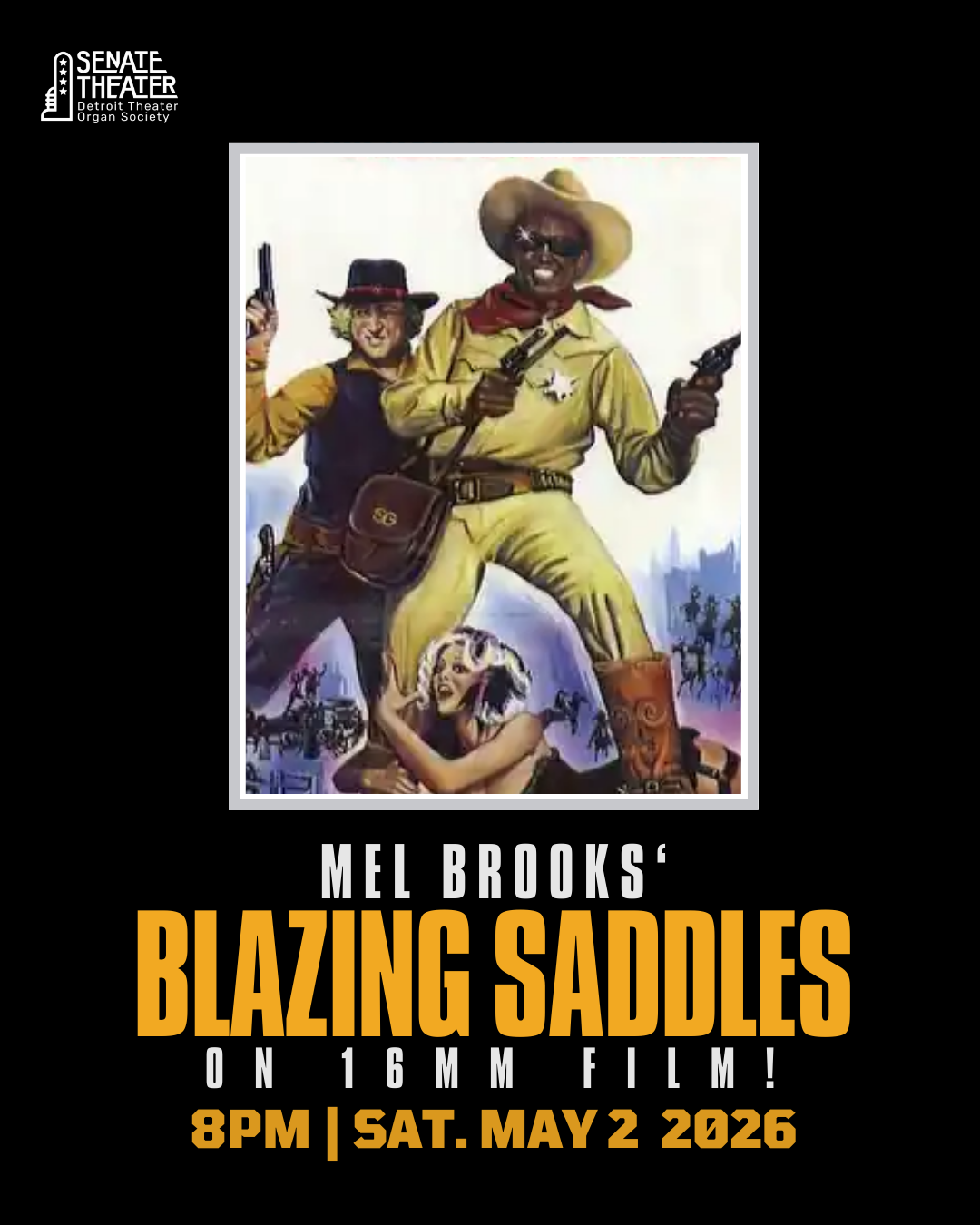 Blazing Saddles (1974) 16mm Film Presentation 