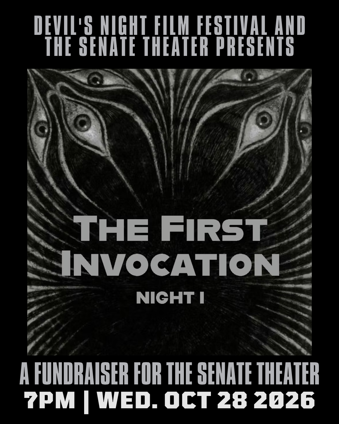 Devil's Night Film Festival and Senate Theater present The First Invocation Night I