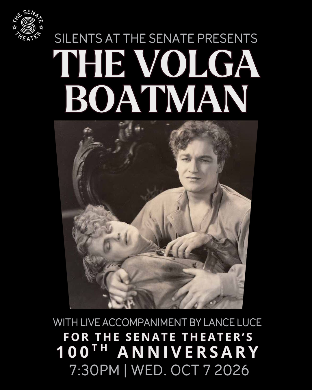 Silents at the Senate Presents: A Centennial Encore of Cecil B. DeMille’s The Volga Boatman (1926)