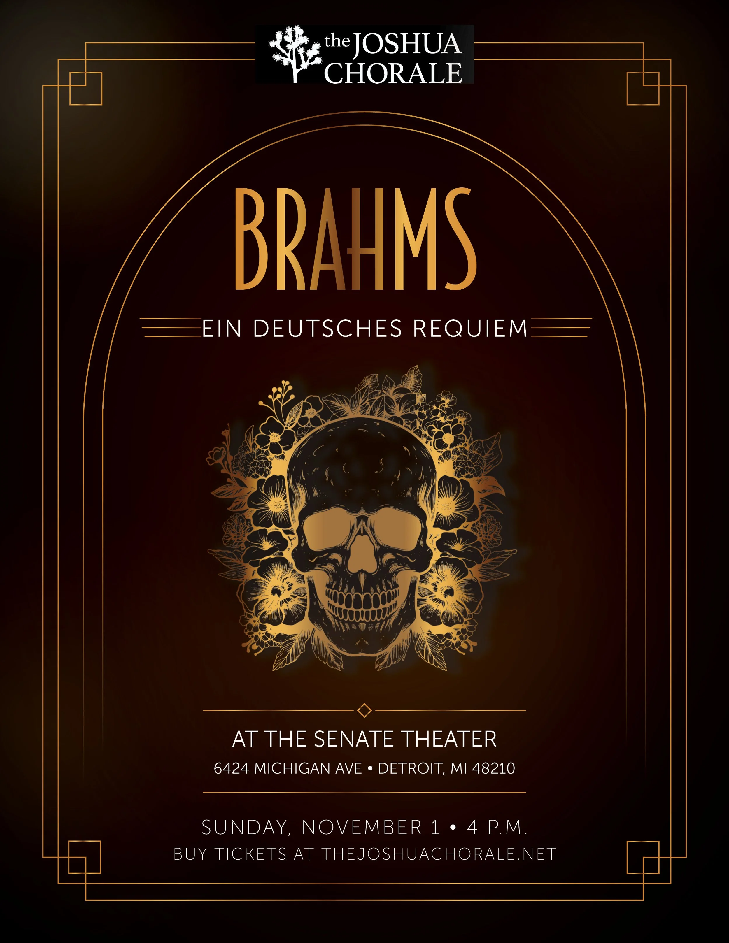 The Joshua Chorale presents Ein Deutsches Requiem by Johannes Brahms