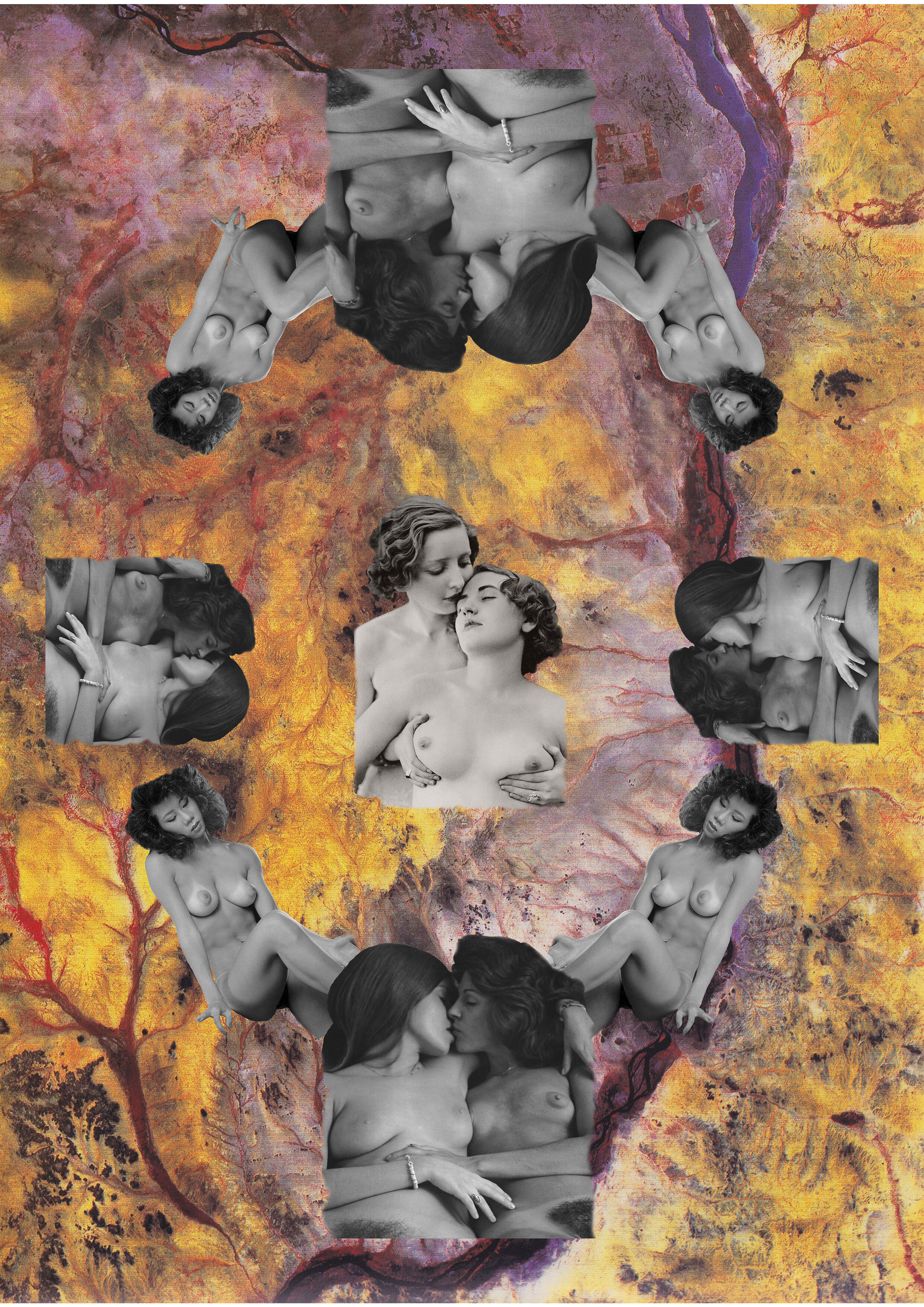  "Así Así Ay" - digital collage for Carnale book (Issue 01 Desidero)  (2021) 