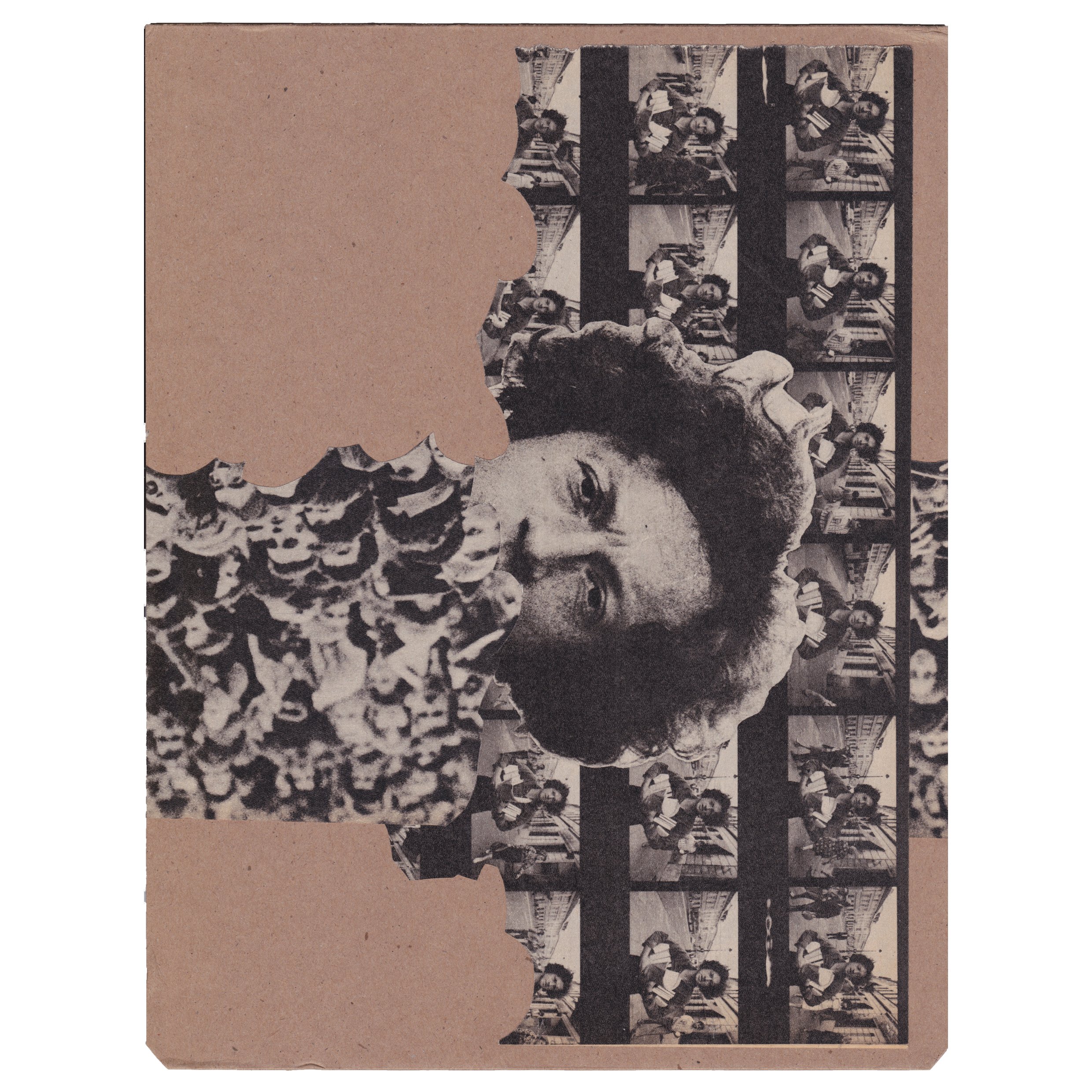  [Untitled] - vintage paper collage on cardboard, signed on the back   (2021)  (20,6x27,9cm) 