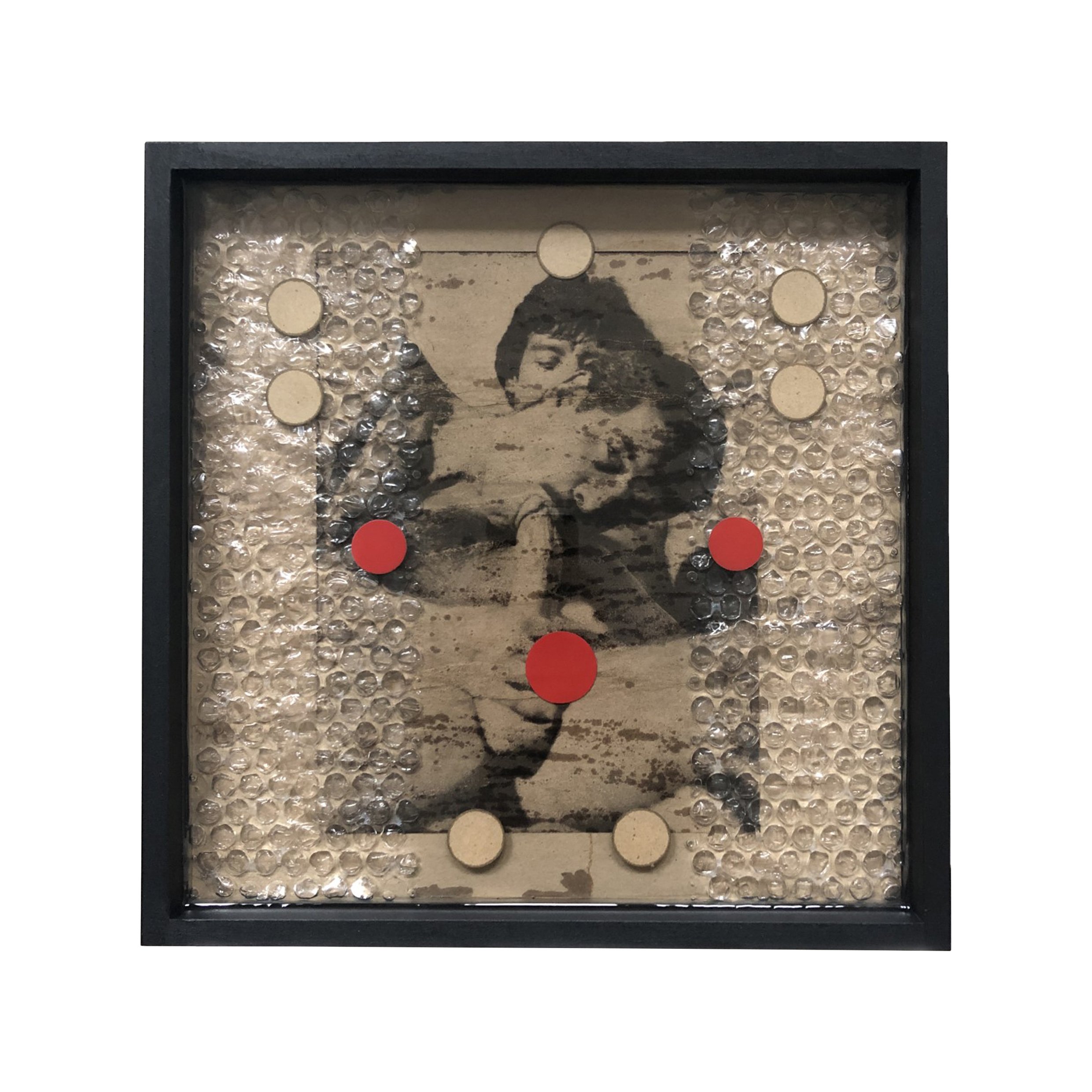 Object from “OBJECTS” series - mixed media, signed and titled on the back  (2021)  [30x30x3cm] 