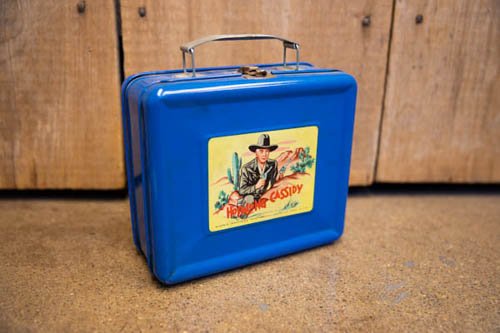Hopalong Cassidy 1 Qt. Ice Cream Container Old Round Waxed Paper