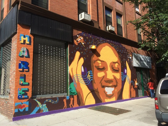 "The Melody of Harlem" 2016. 35 ft x 18 ft. 141 St. and Amsterdam
