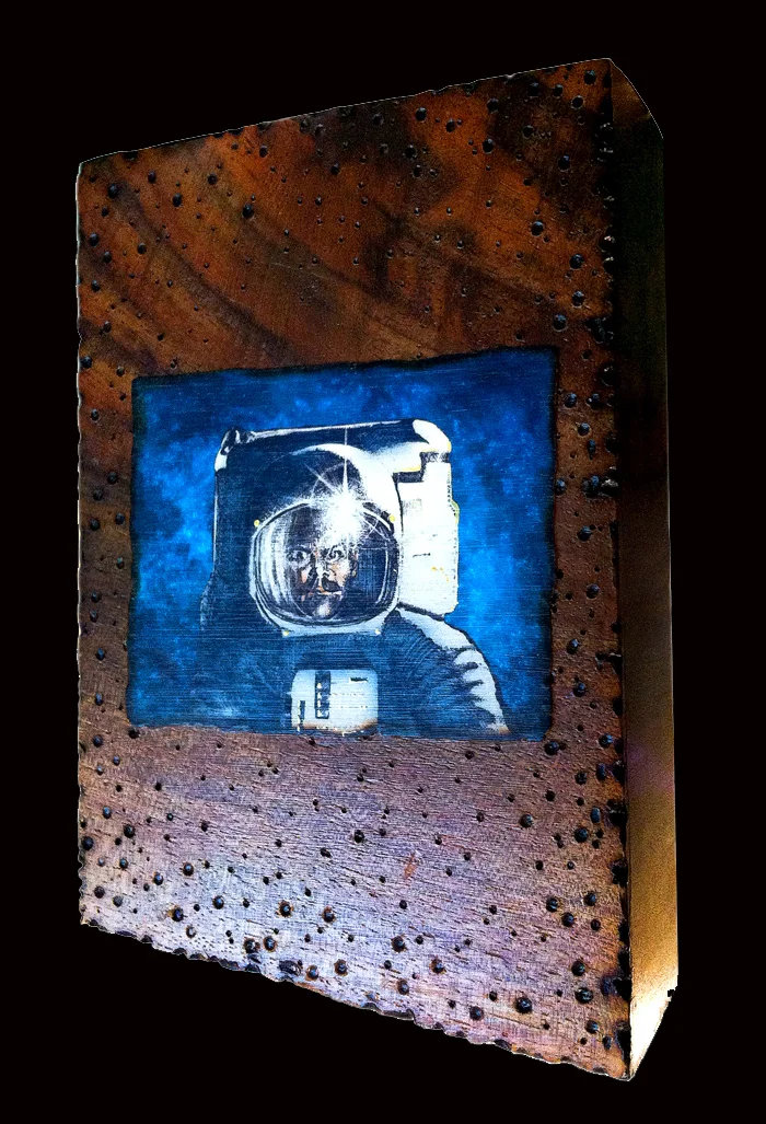 "Infinity For Now" II 2014, (side view)