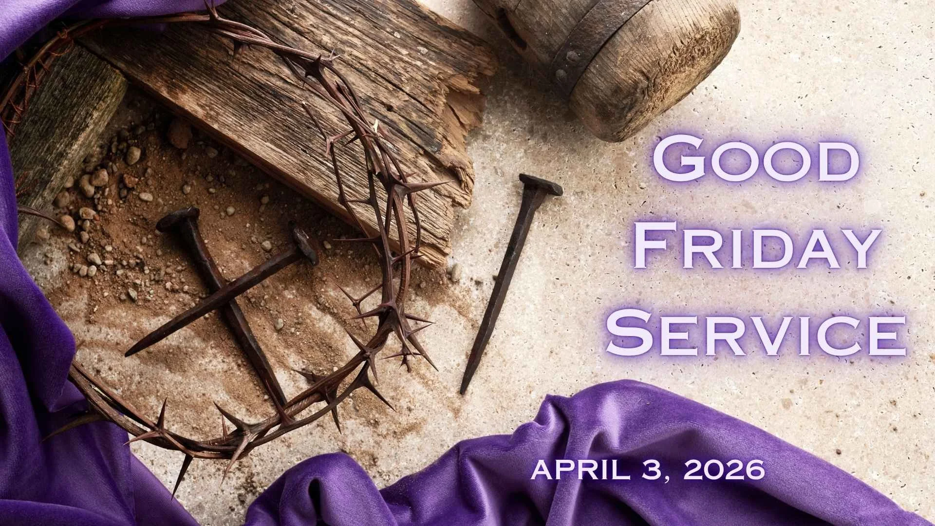 Check link in bio to watch our Good Friday Service