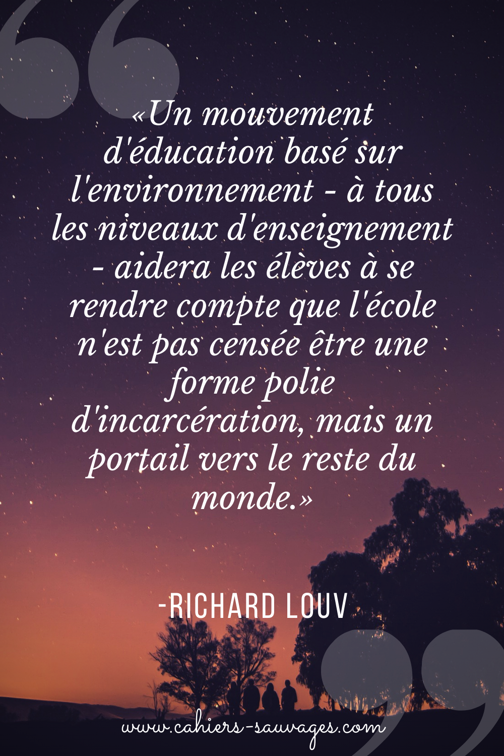 Citations Cahiers Sauvages