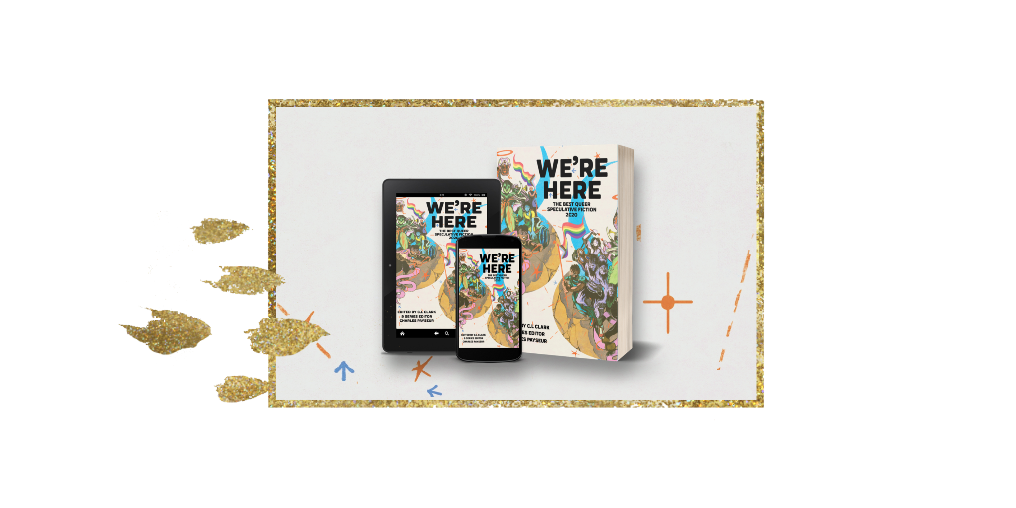 Cover Reveal &amp; ToC: We're Here 2020