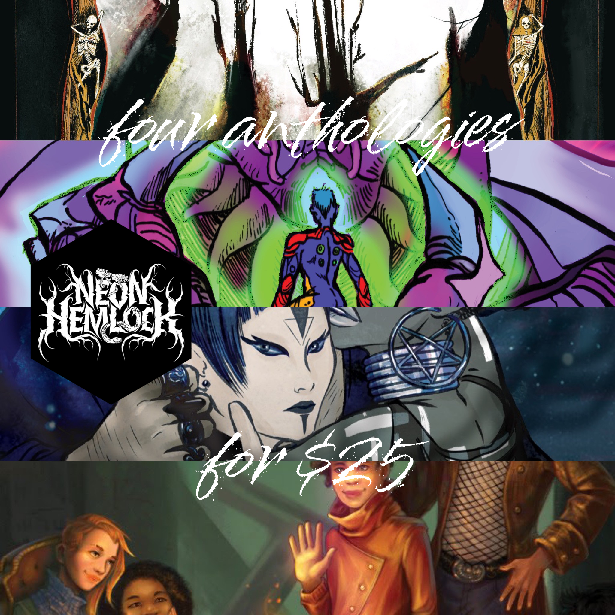 FOUR ANTHOLOGIES FOR $25