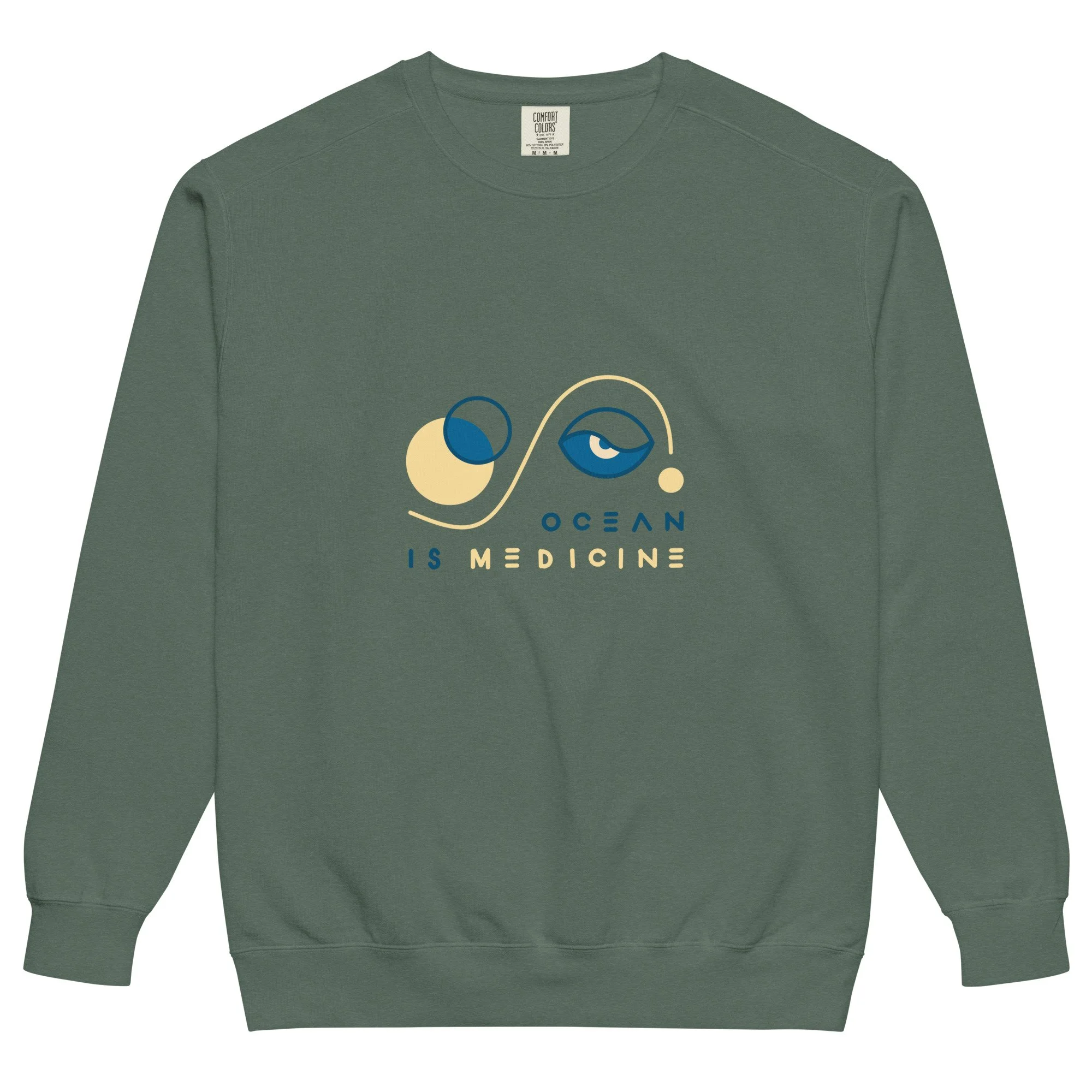 unisex-garment-dyed-sweatshirt-blue-spruce-front-6a2f4897459b0.jpg