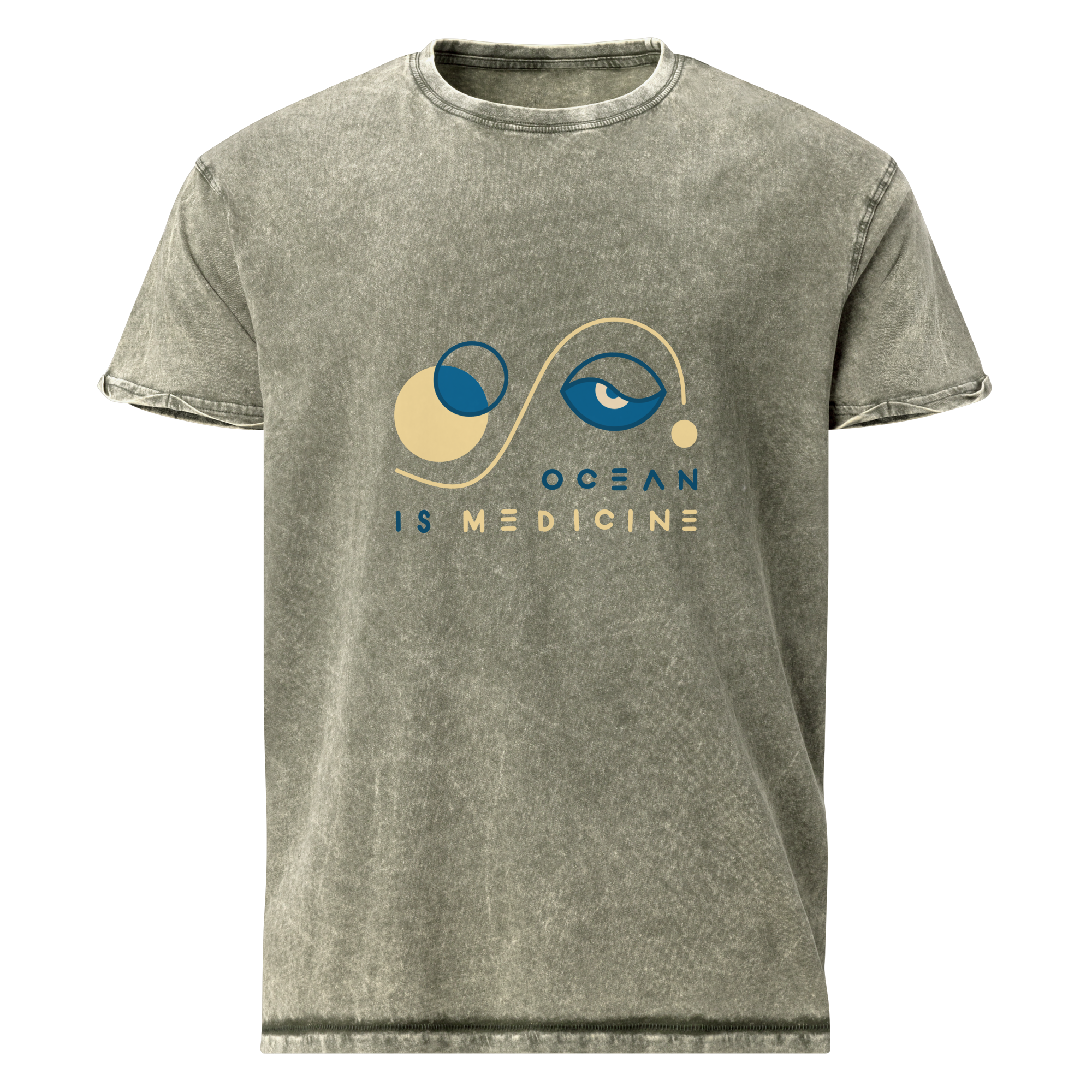 unisex-denim-t-shirt-dark-army-green-front-6a2f55324b2b0.png