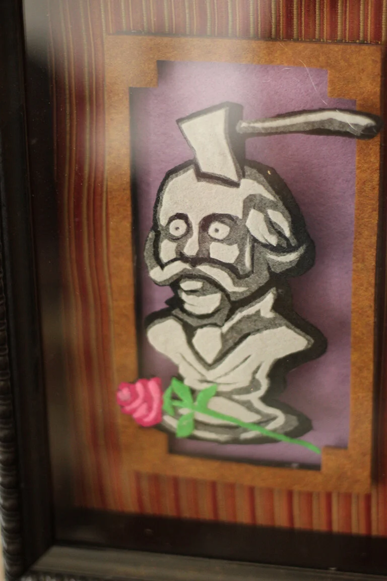 Web- Disquieting Metamorphoses Feorge Detail Framed.jpg