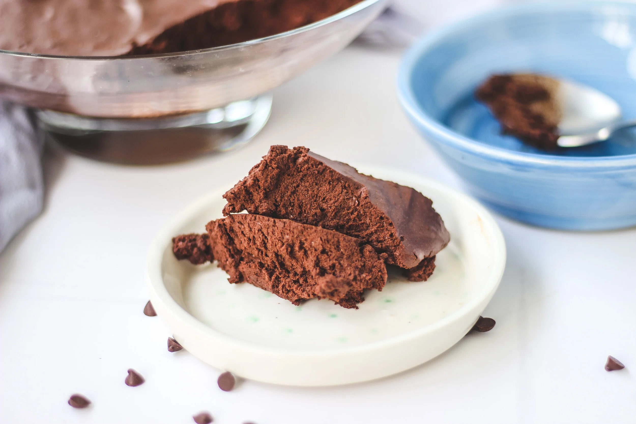 Mousse de chocolate vegana