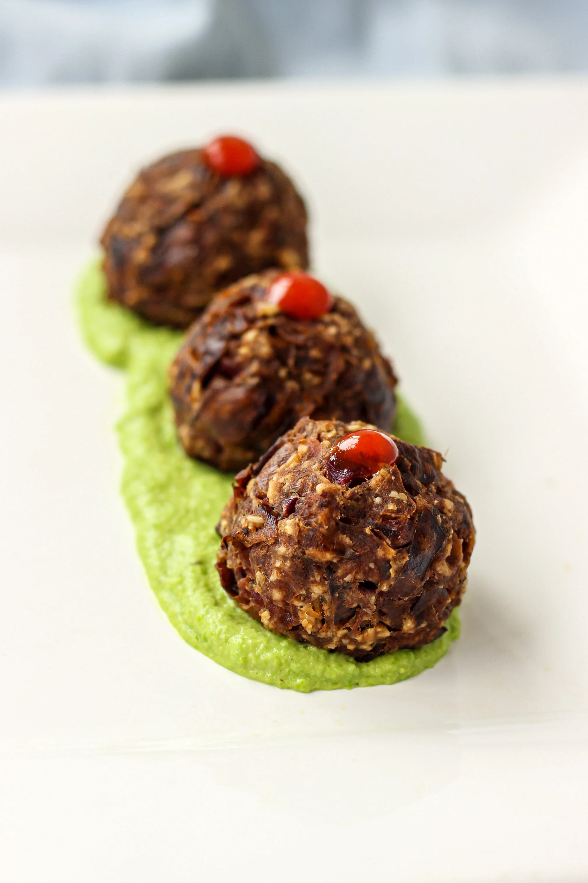 Almôndegas de casca de banana