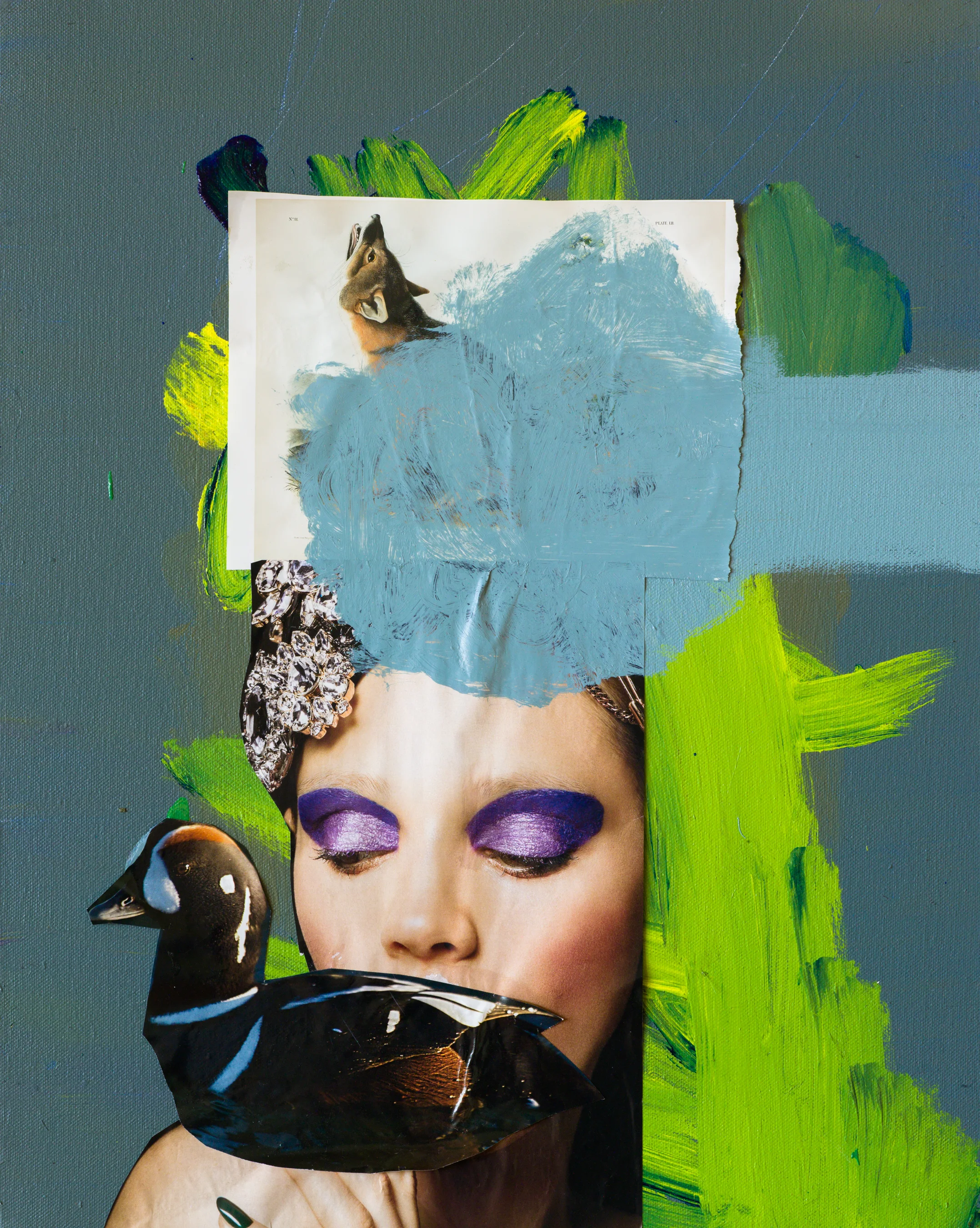 JohnJHodgson_ToMakeaStatement_Collage and Acrylic on Canvas_24x20.jpg