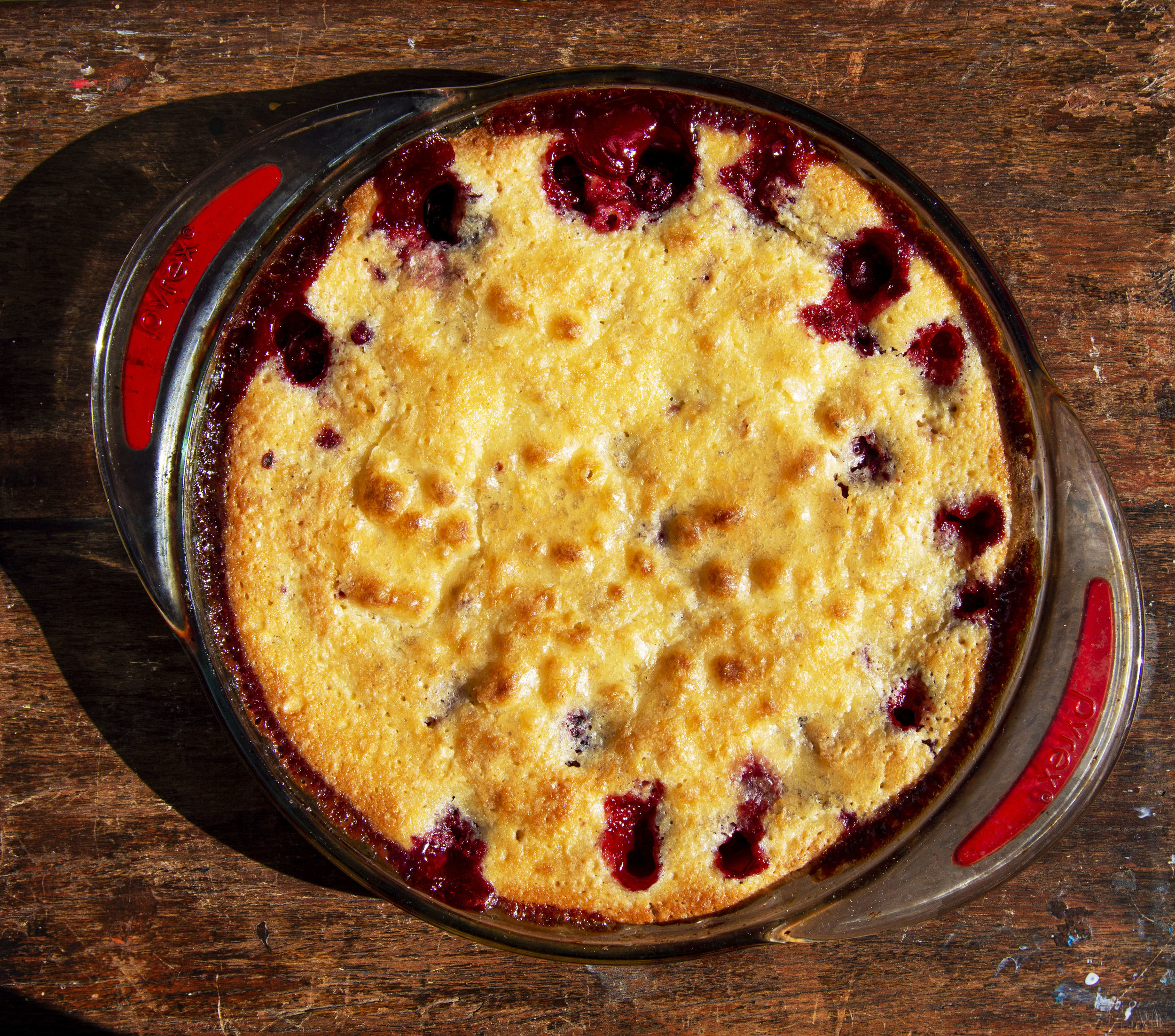 Pastel de moras