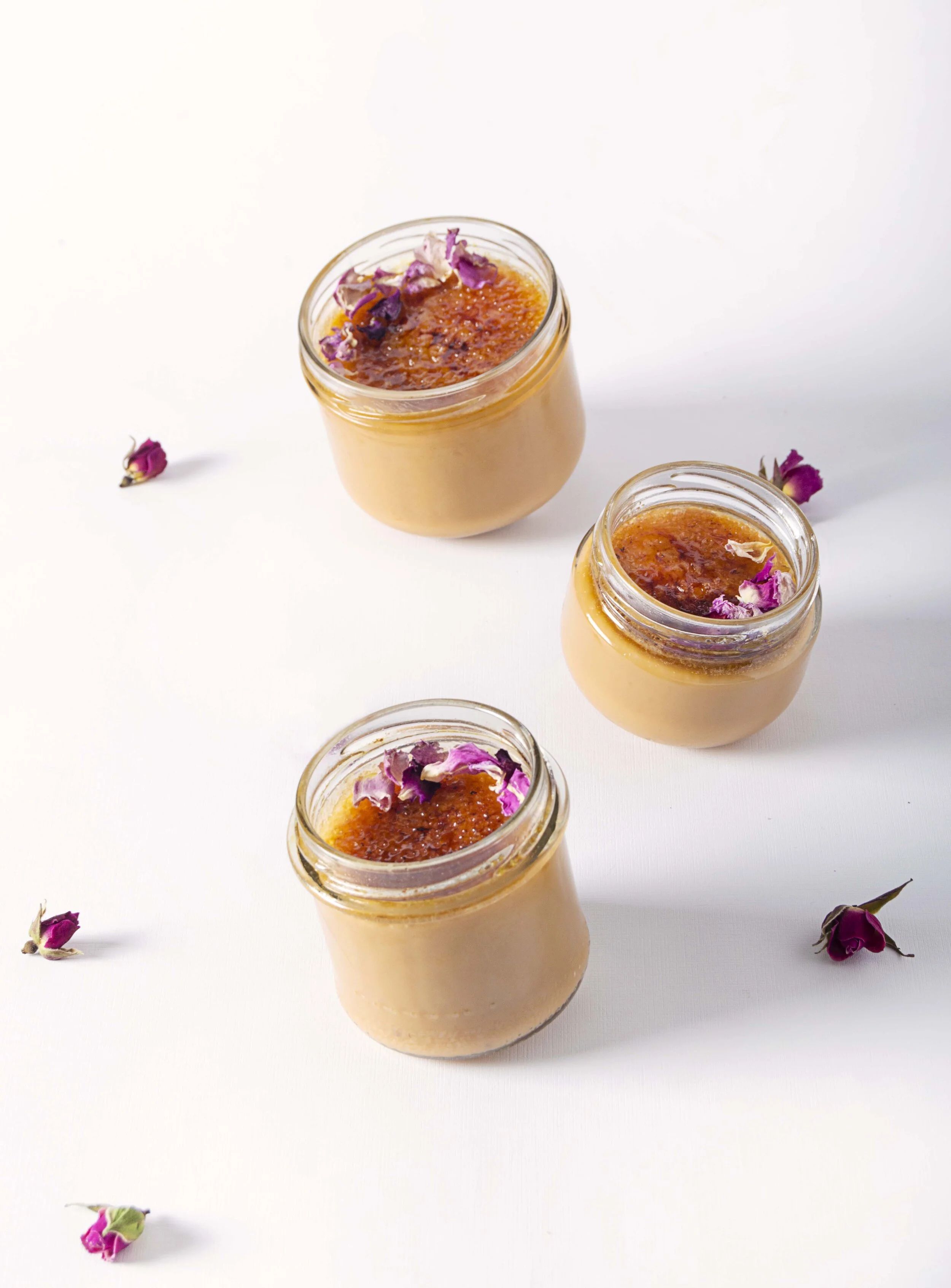 Crème Brûlée de rosas