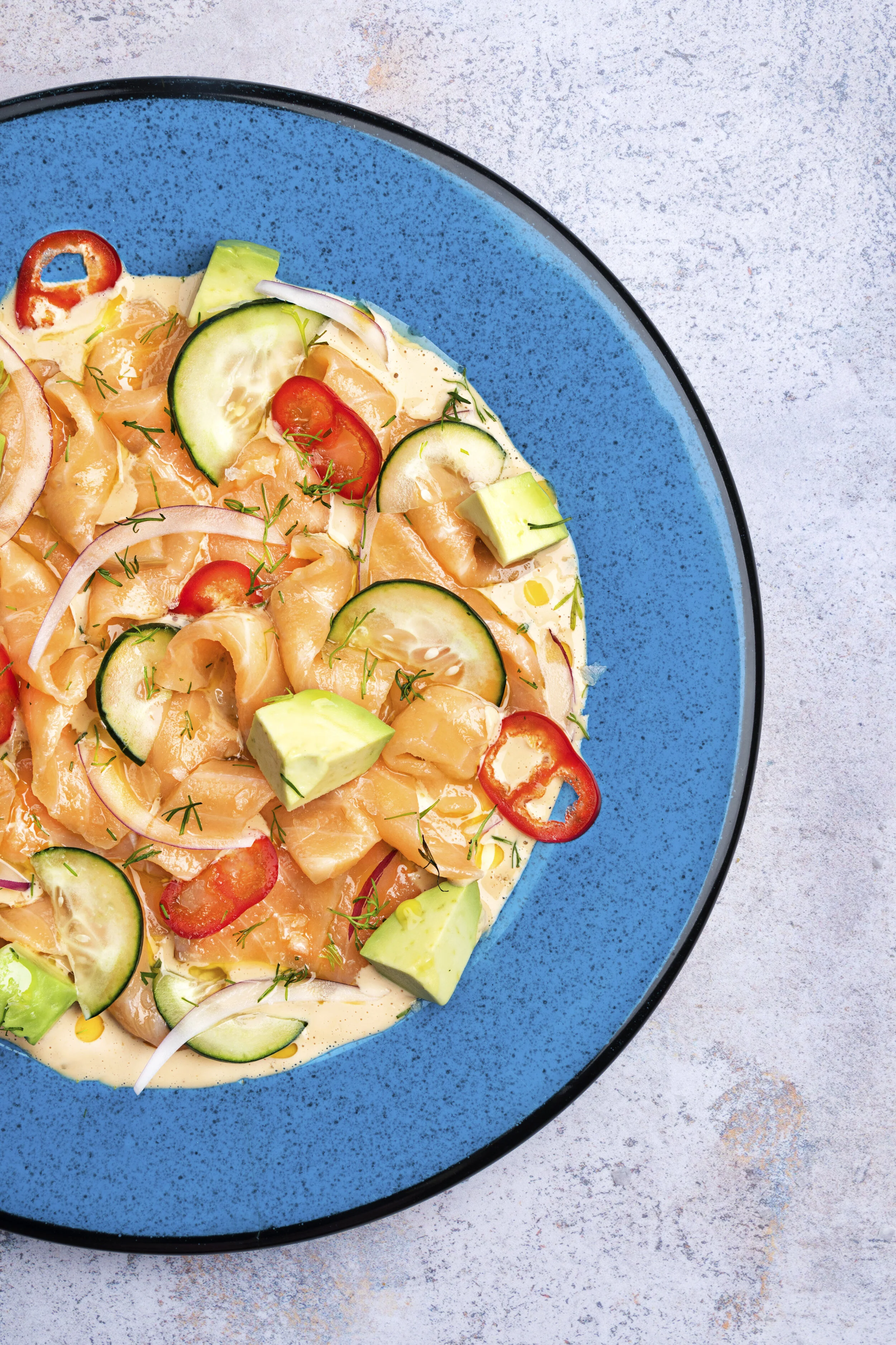 Ceviche de salmón al estilo Jipijapa