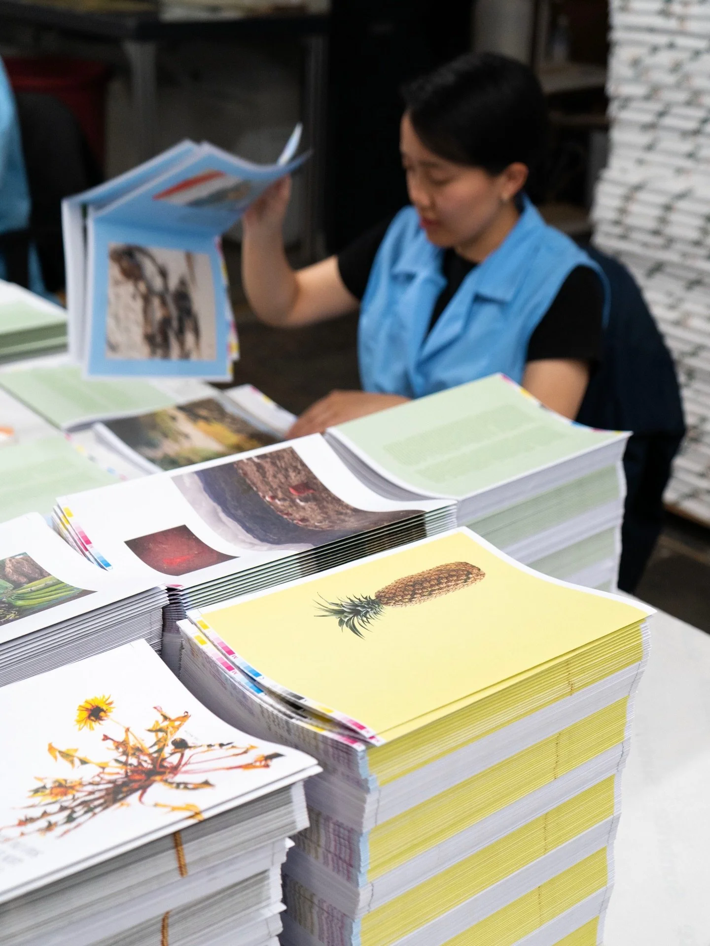 Un registro de los d&iacute;as de imprenta de Paisajes comestibles en @graficas.paola con @severoeditorial. Todo lo bello hecho con cuidado. 📖❤️&zwj;🔥