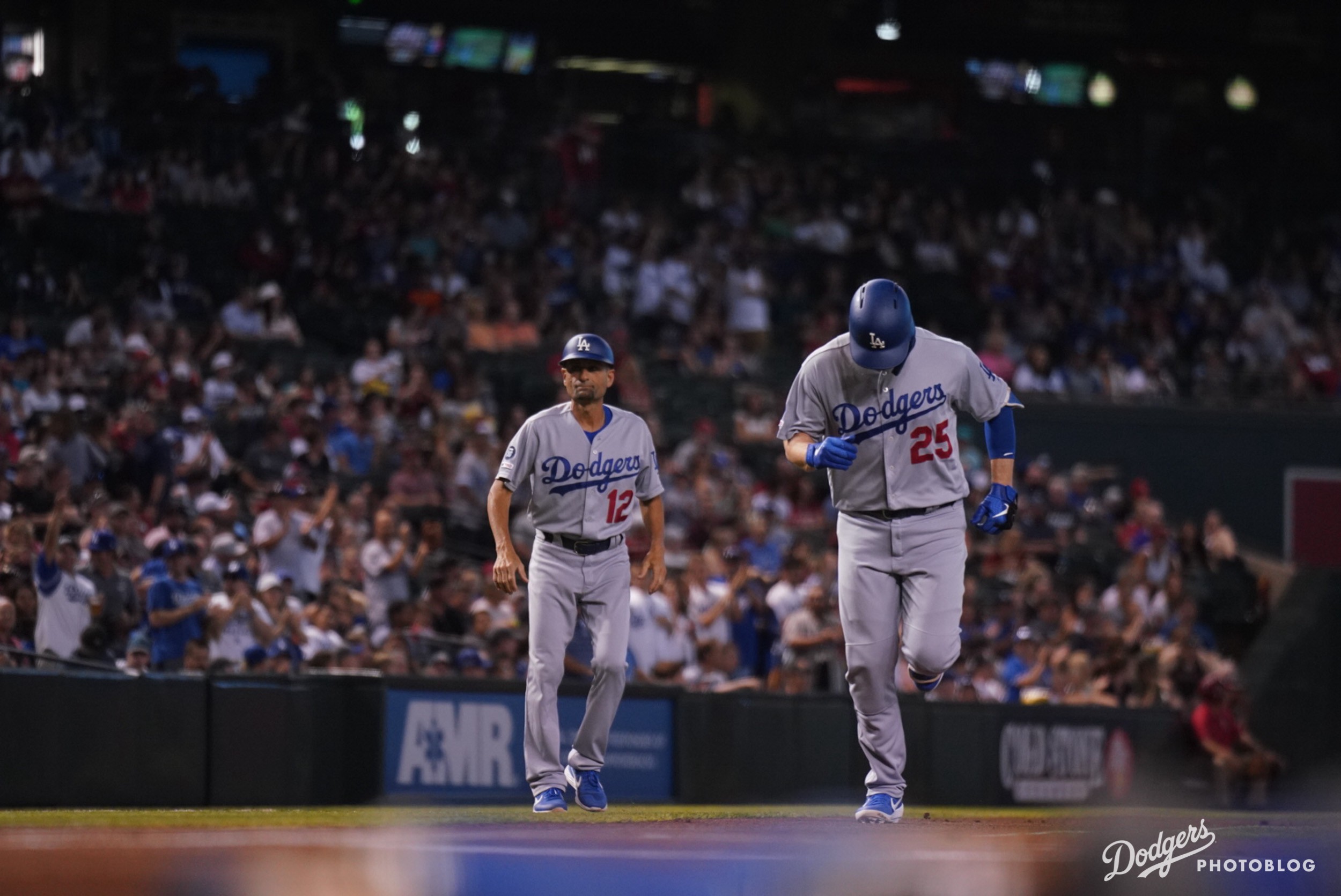 David Freese rounding the bases. Hans Rodriguez/MLB.com