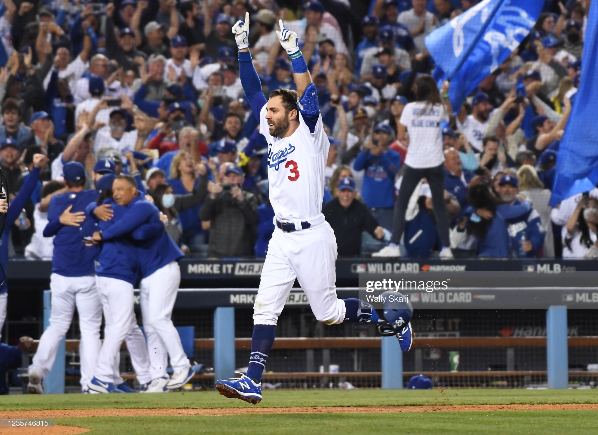 Joc Pederson Los Angeles Dodgers Majestic Official Cool Base