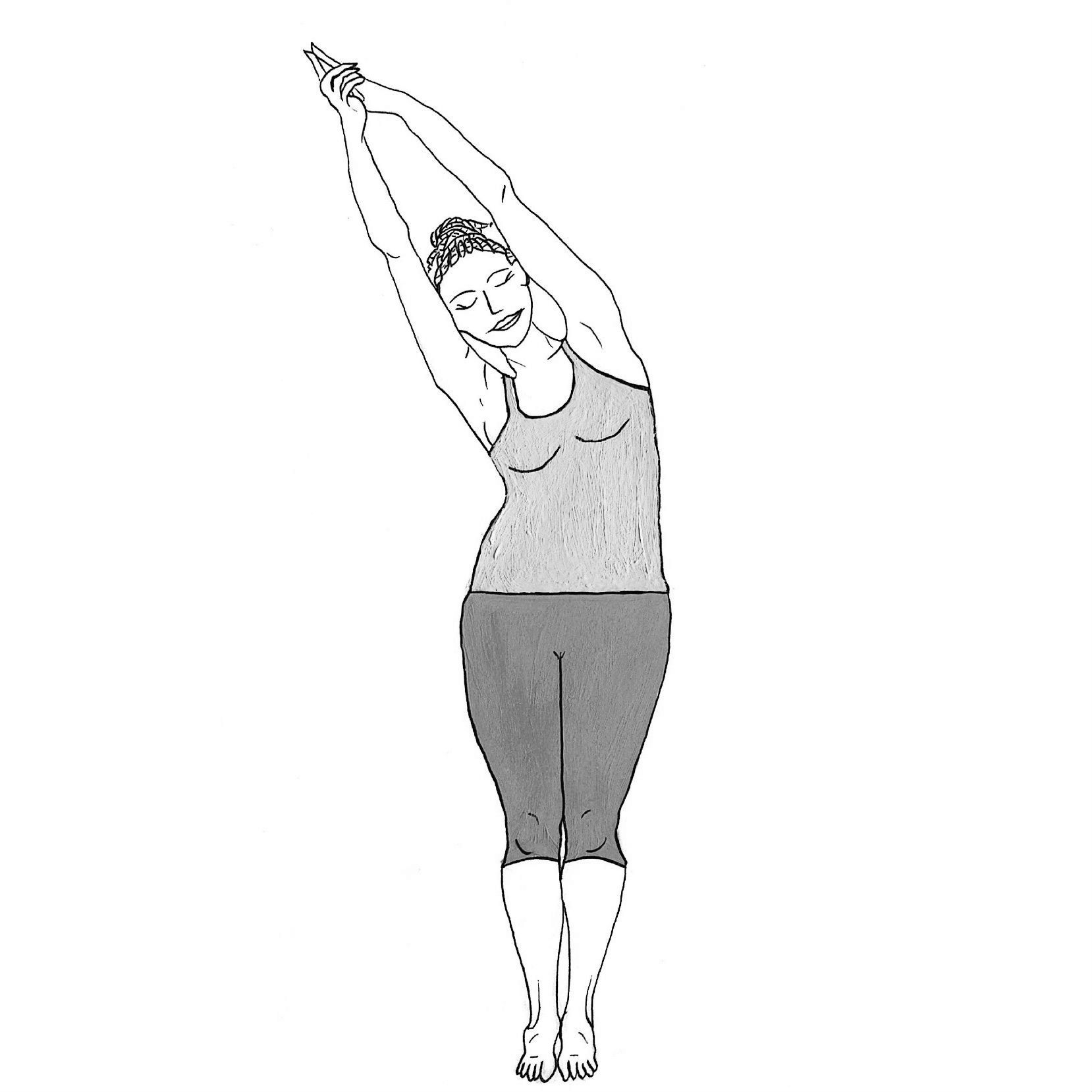 Crescent Moon - Ashta Chandrasana