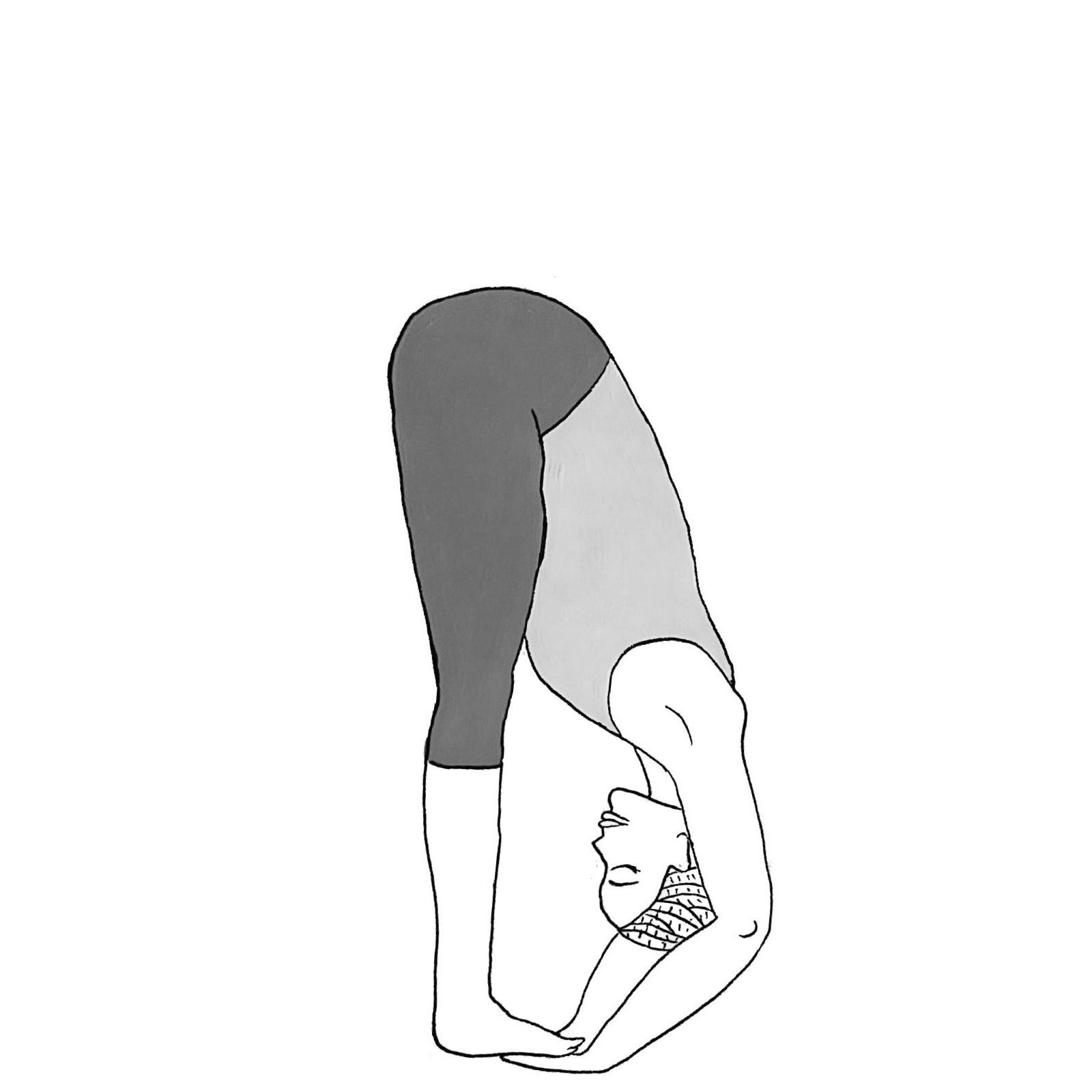 Folded Hand Under Feet Pose - Padahastasana