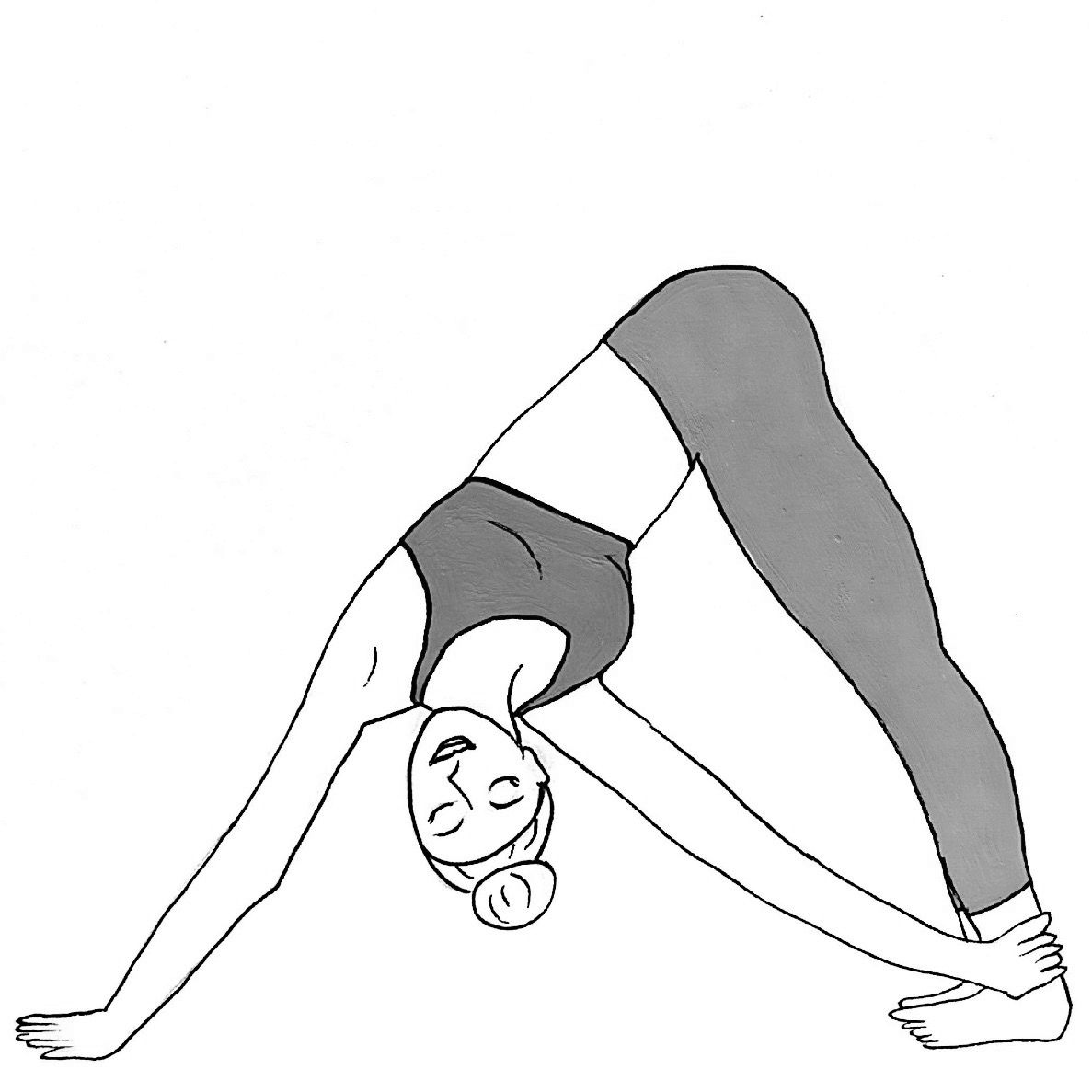 Revolved Downward Facing Dog - Parivritta Adho Mukha Svanasana