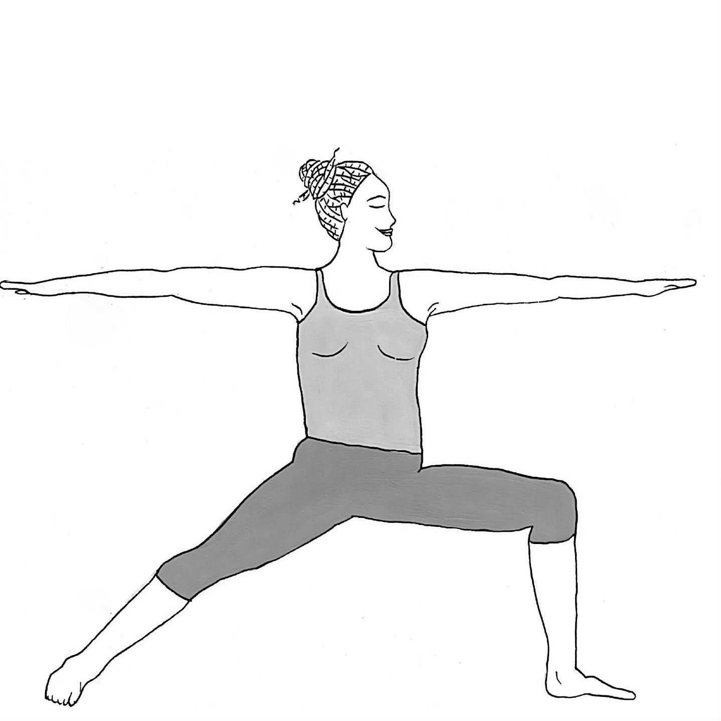 Warrior 2 - Virabhadrasana B (Copy)