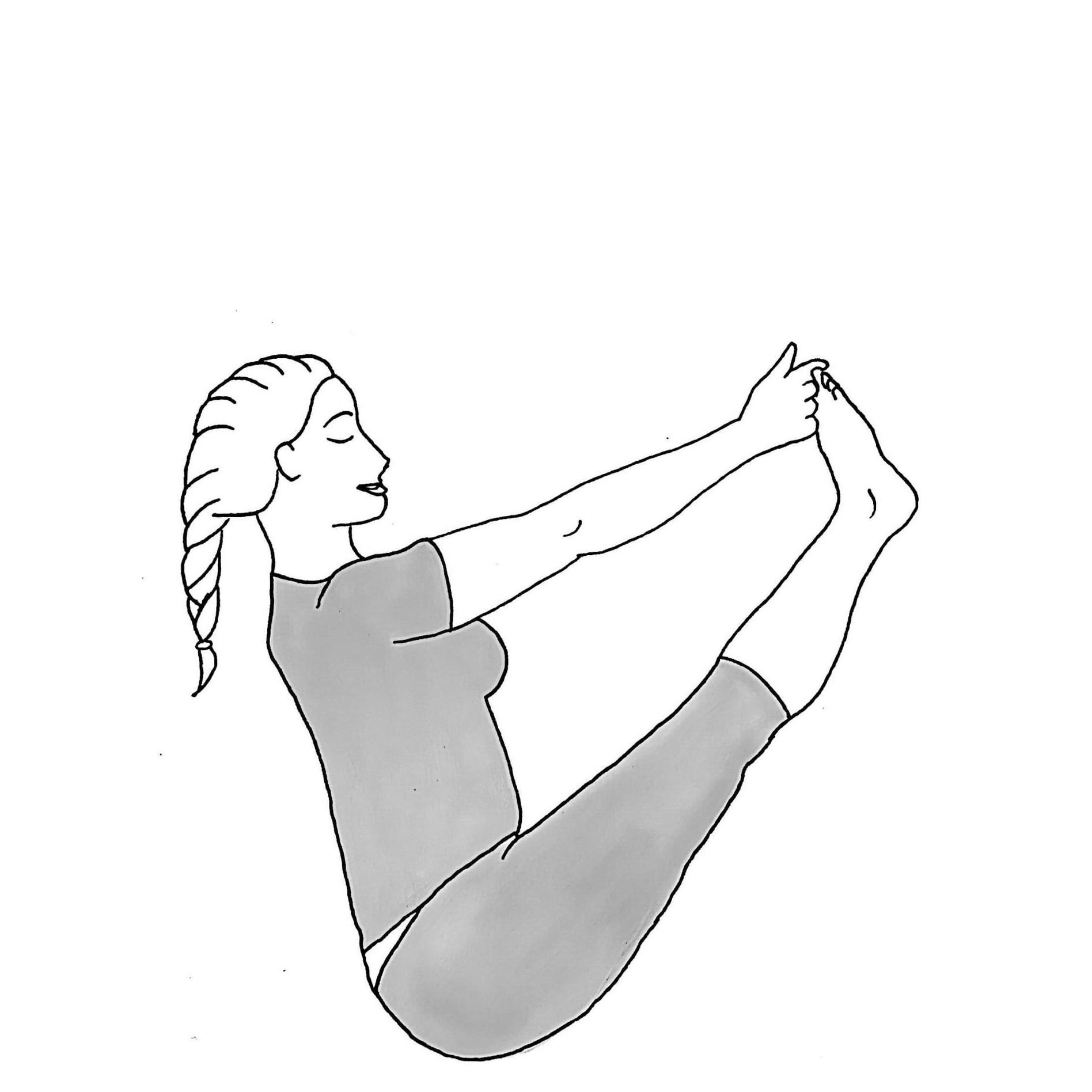 Both Feet Big Toe Pose - Ubhaya Padangusthasana