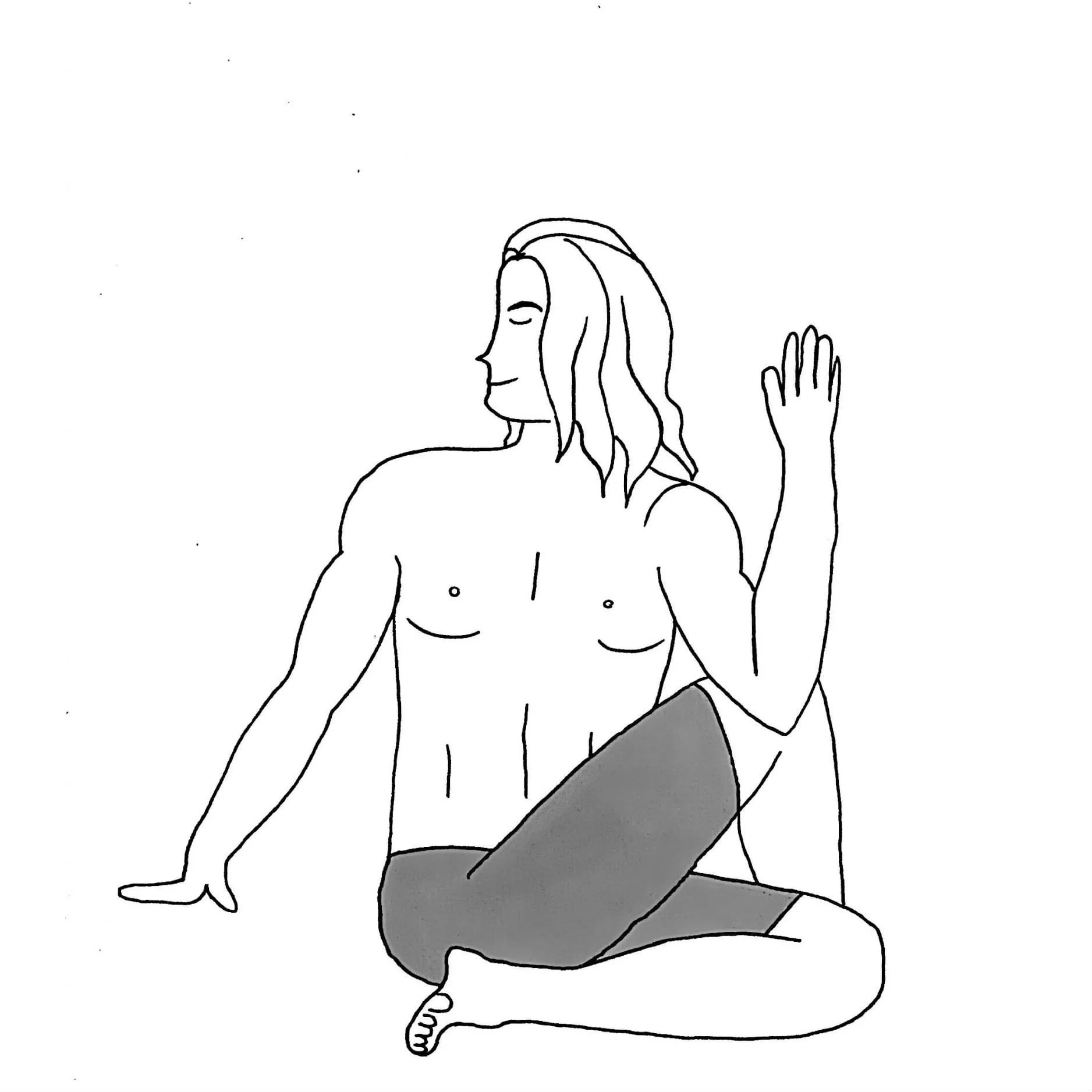 Half Lord of the Fishes Pose - Ardha Matsyendrasana