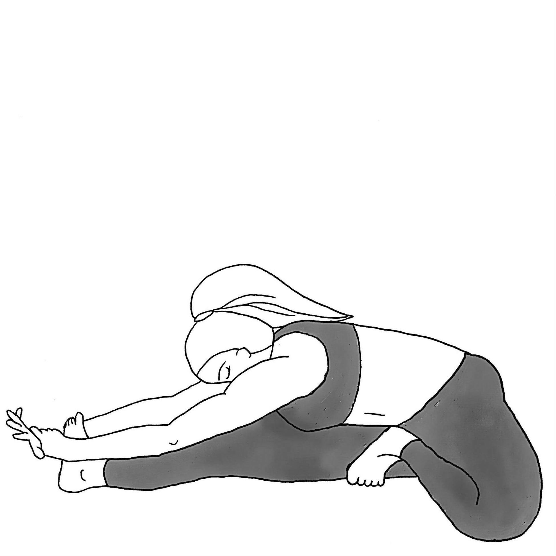 Head to Knee Pose C - Janu Sirsasana C