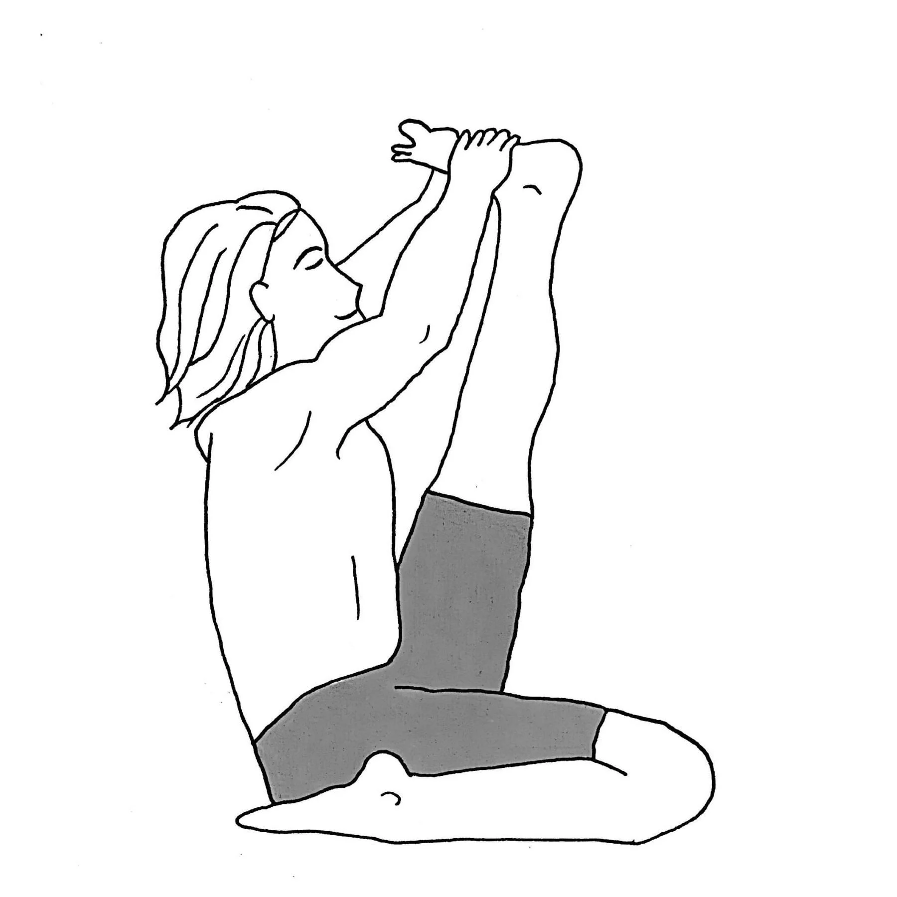 Heron Pose - Krounchasana