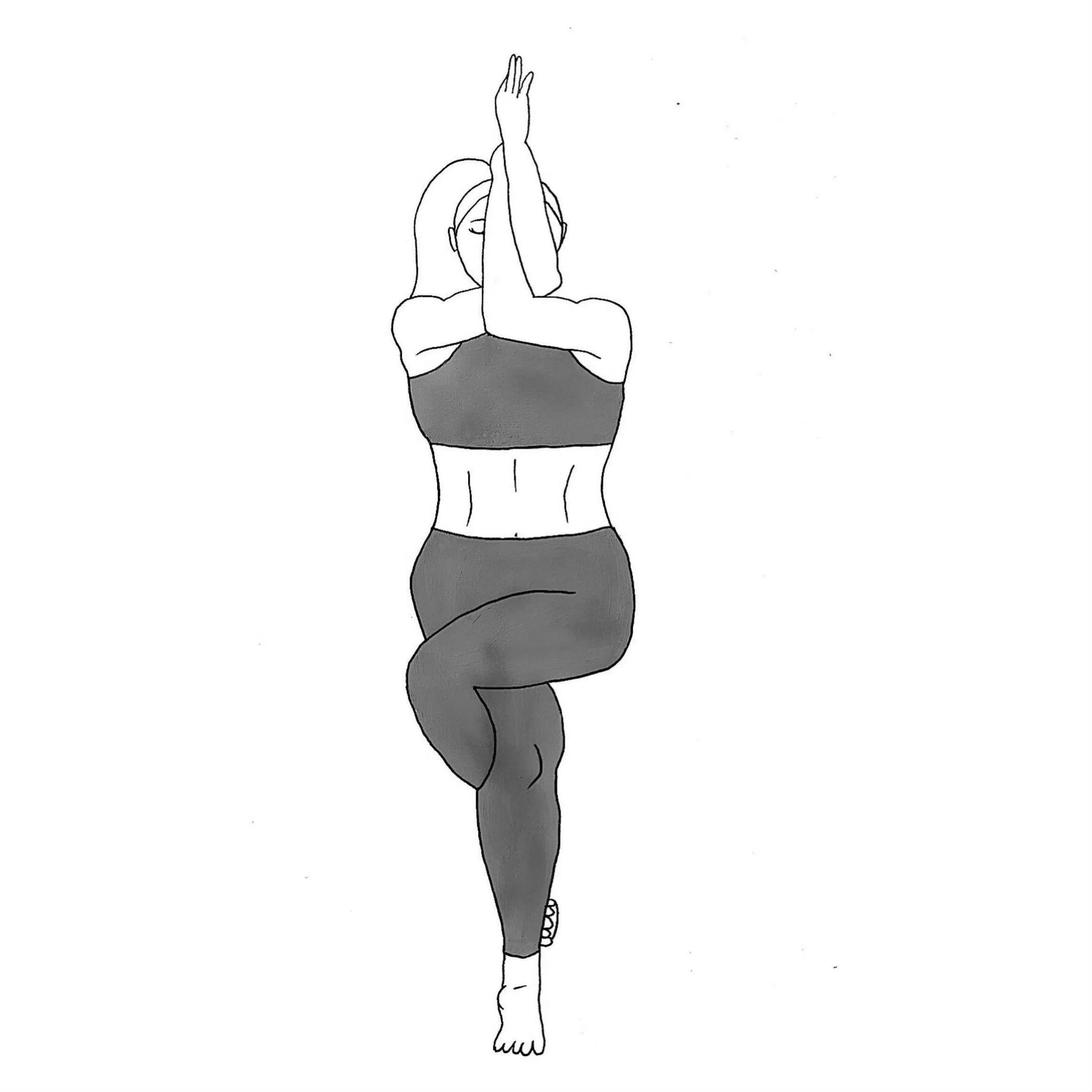 Eagle Pose - Garudasana