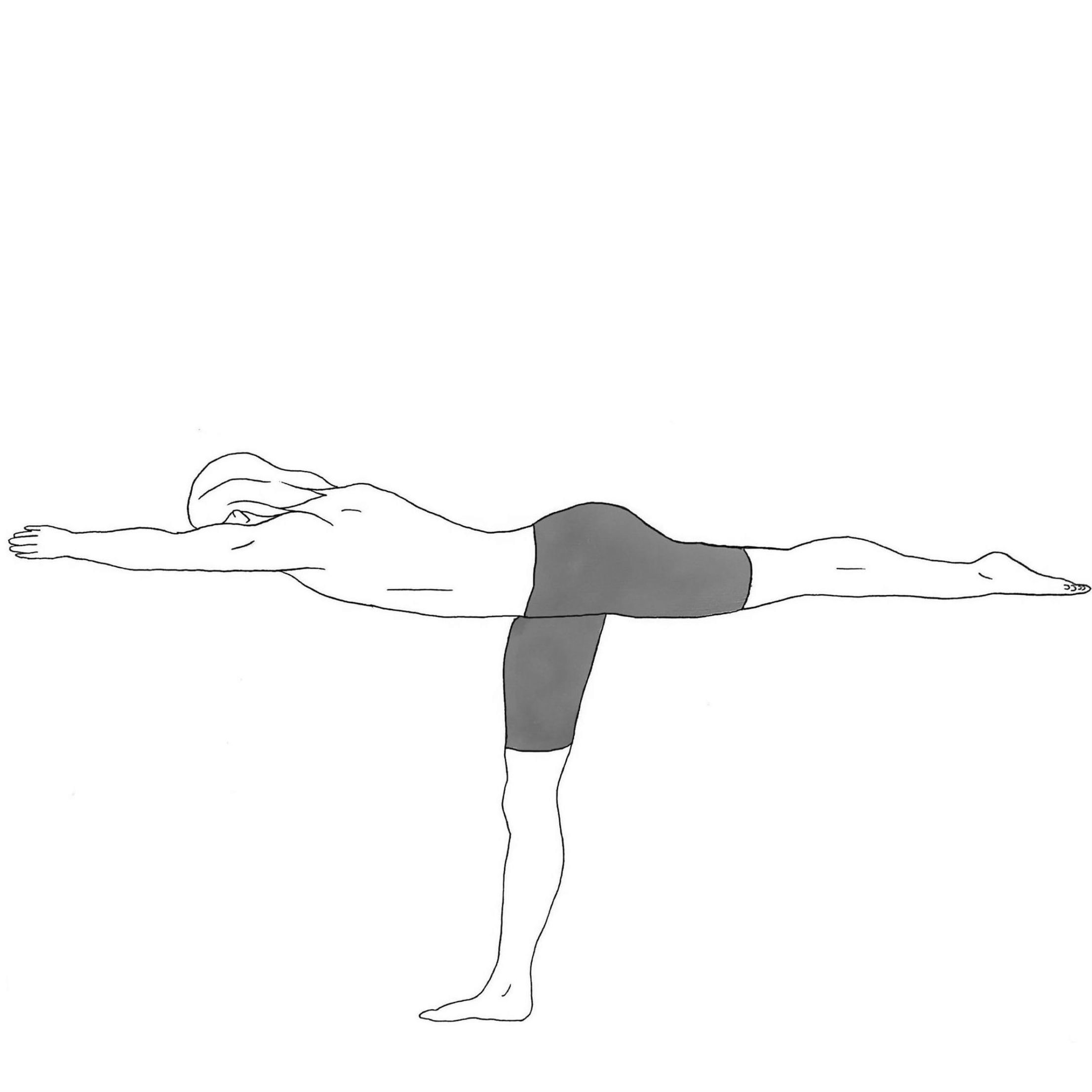 Warrior 3 - Virabhadrasana 3